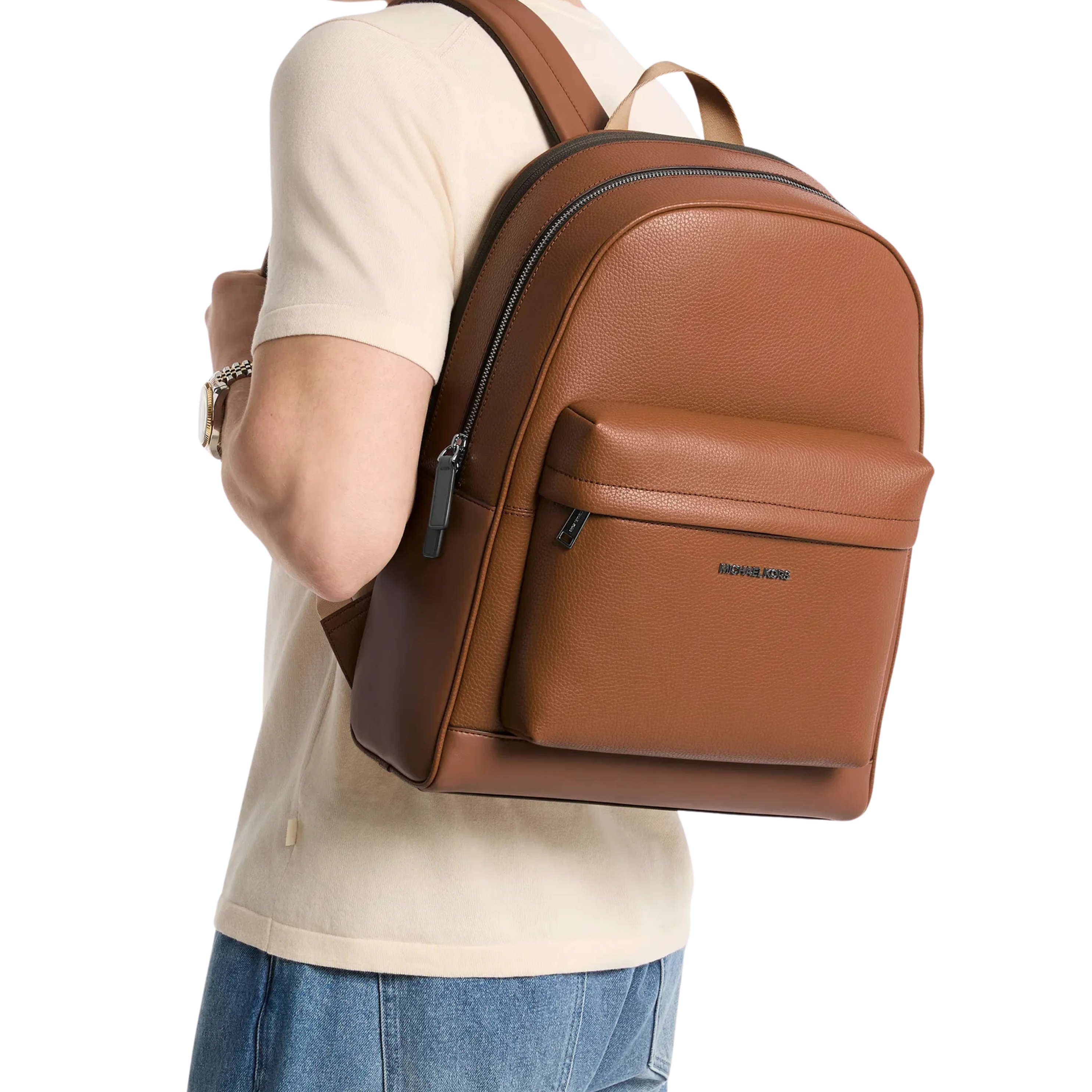 Michael Kors Men Pacey Leather Backpack - Luggage