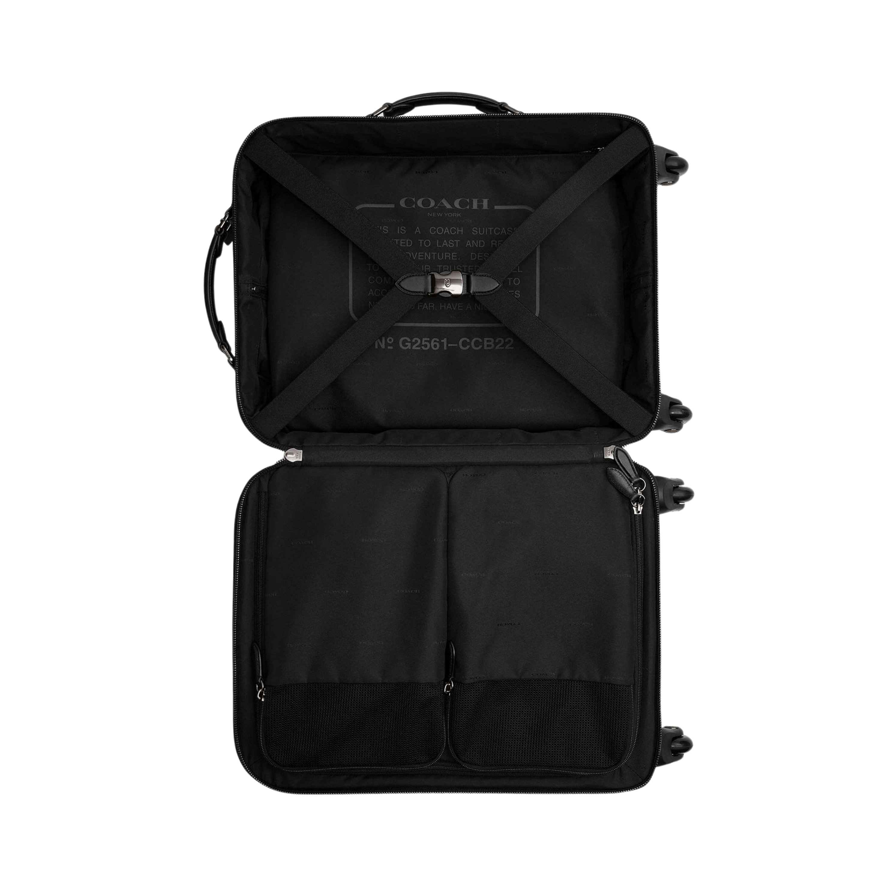 Coach Men Wheeled Carry On - Charcoal