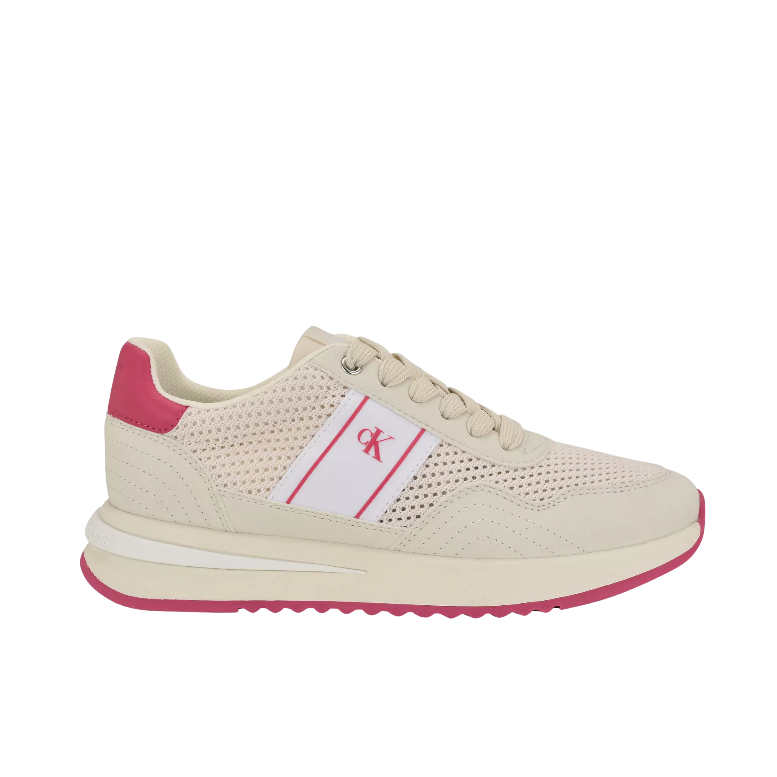 Calvin Klein Women Palimer Sneaker - Tan Pink