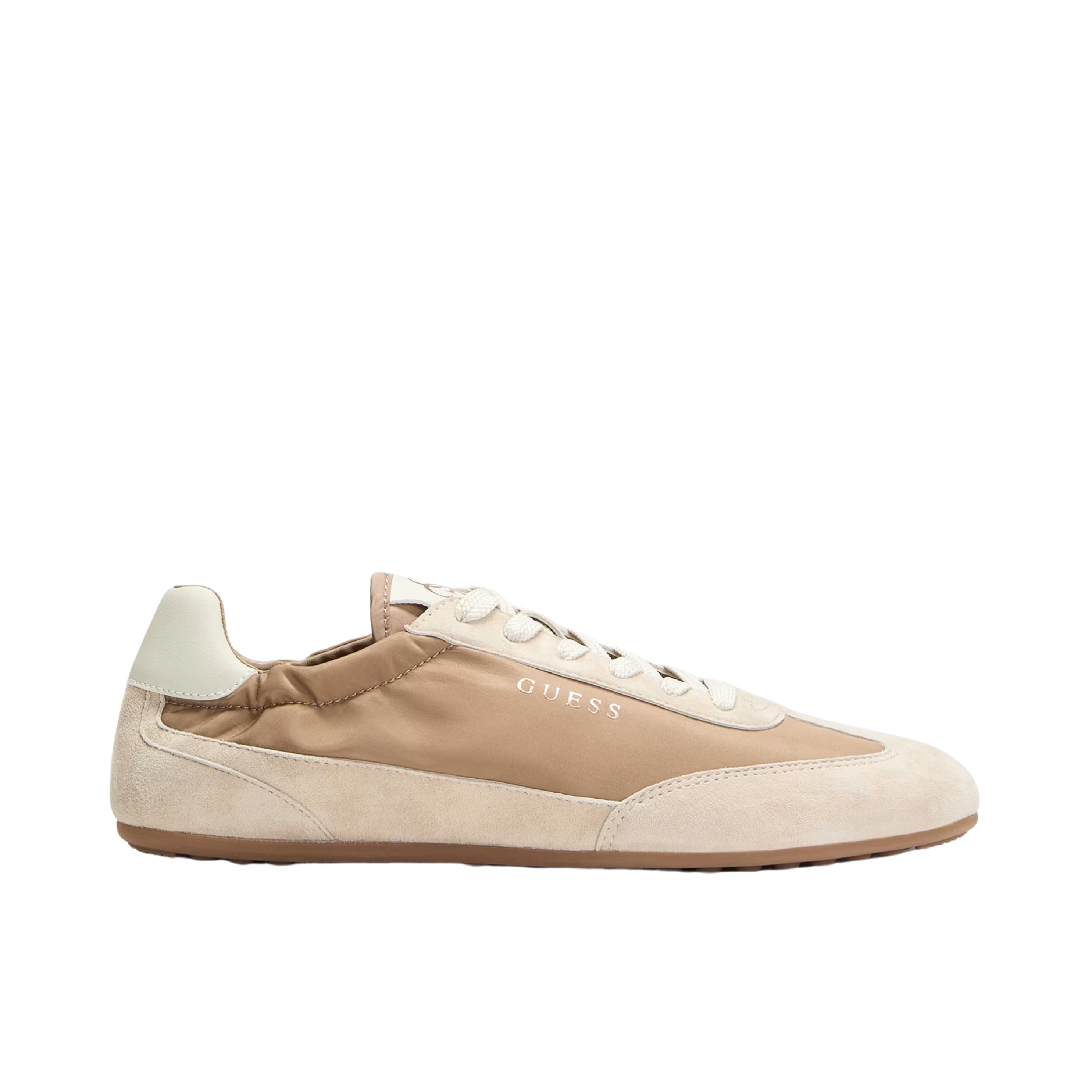 Guess Women Faux Leather Sneakers - Medium Natural