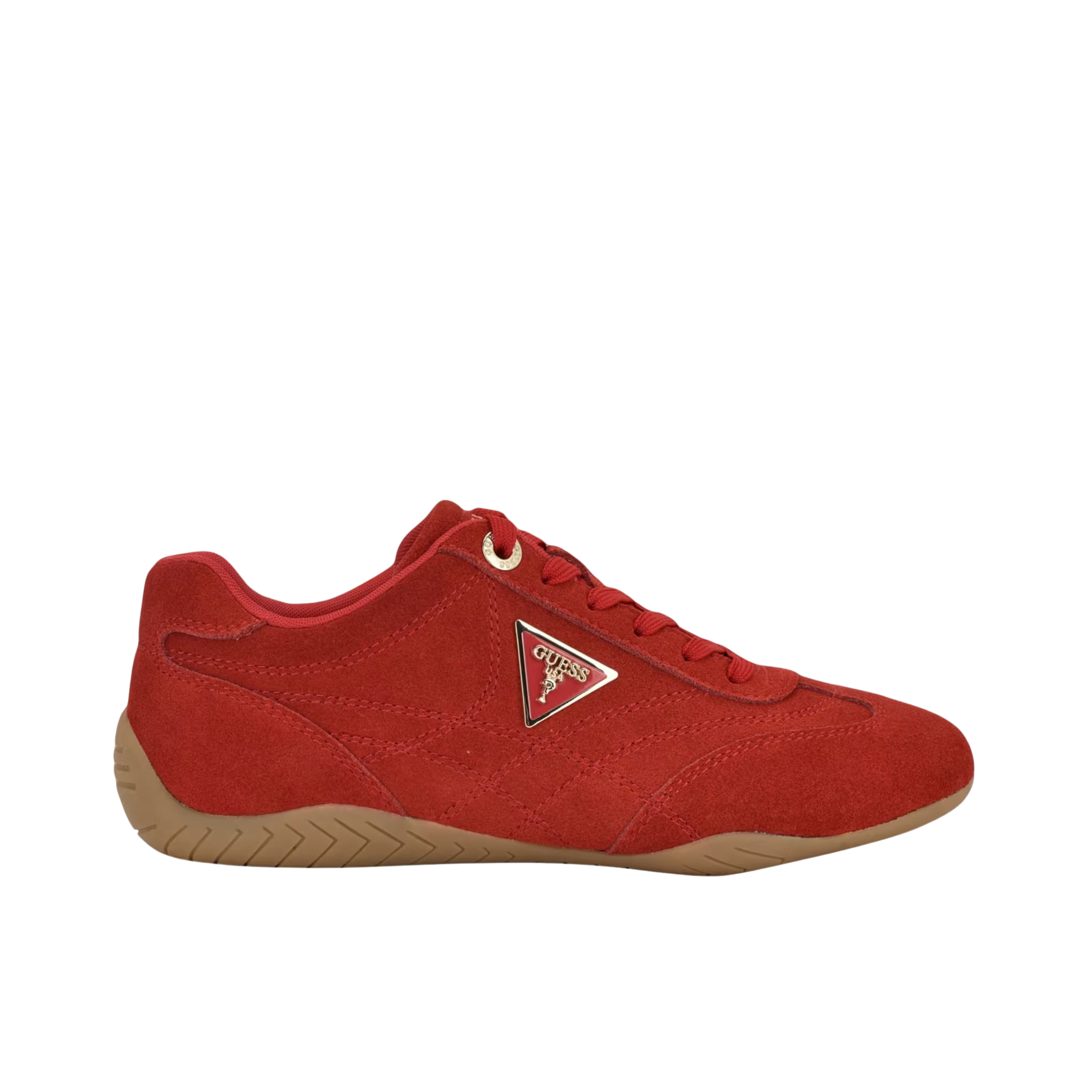 Guess Women Gabiey Suede Sneakers - Medium Red