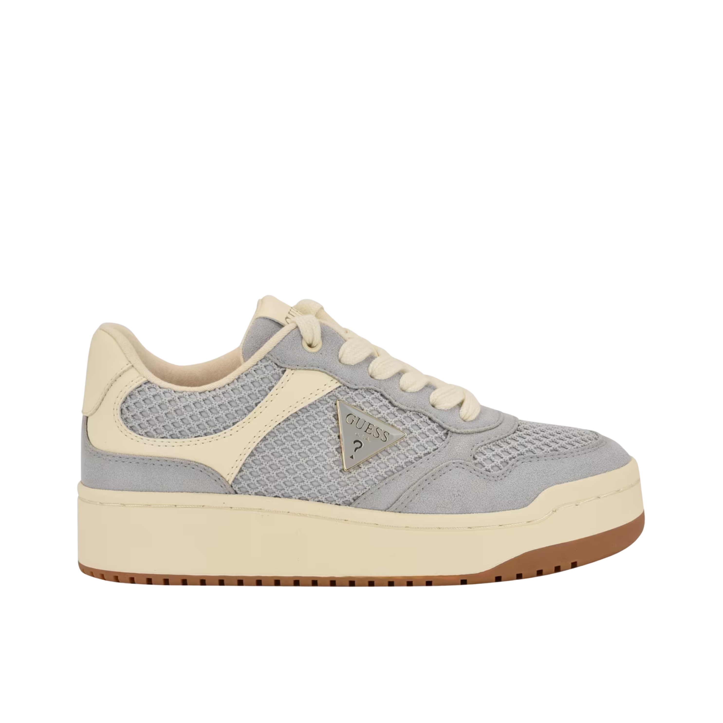 Guess Women Miram Low Top Sneakers - Medium Grey