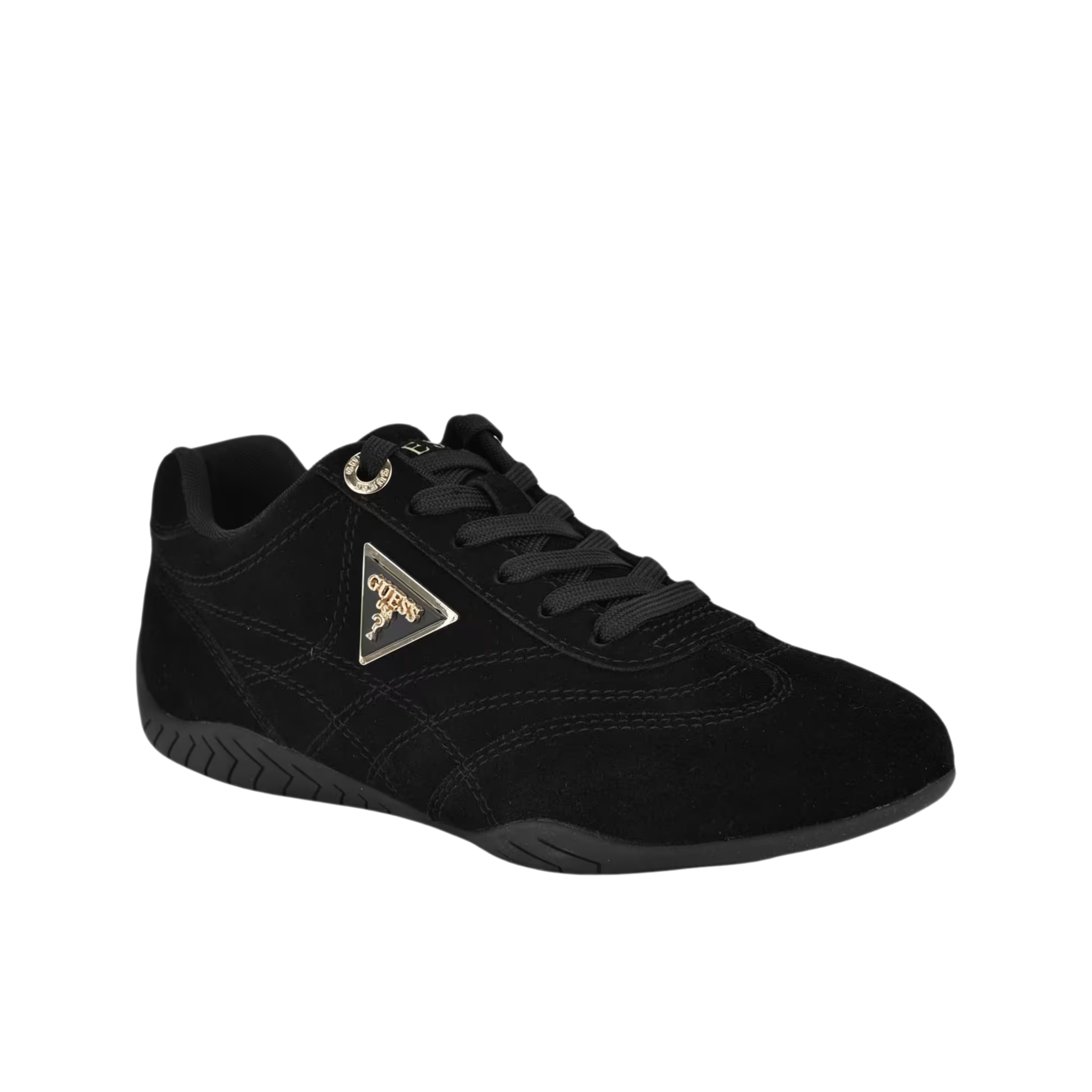 Guess Women Gabiey Suede Sneakers - Black