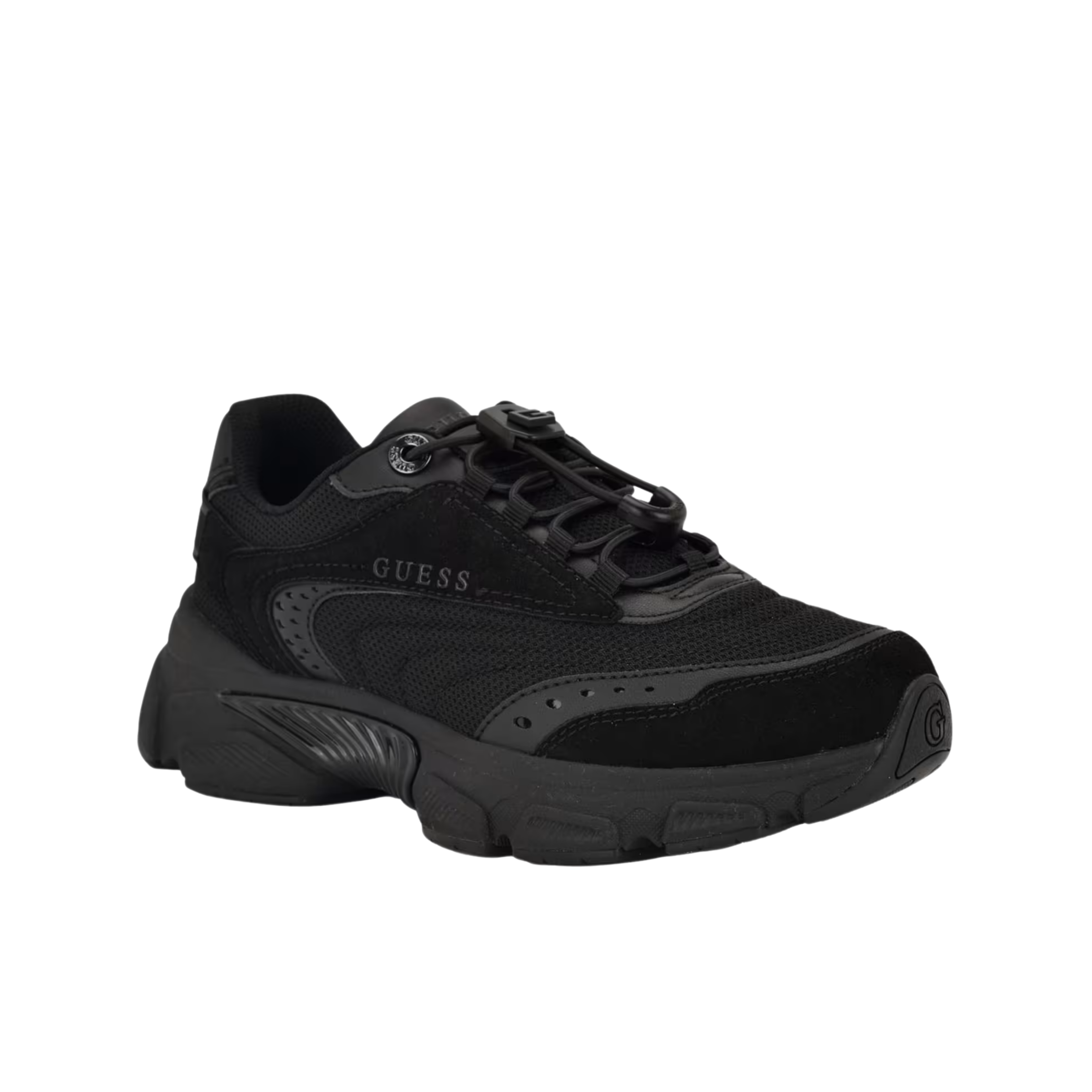 Guess Women Imeri Black Hiker Sneakers - Black