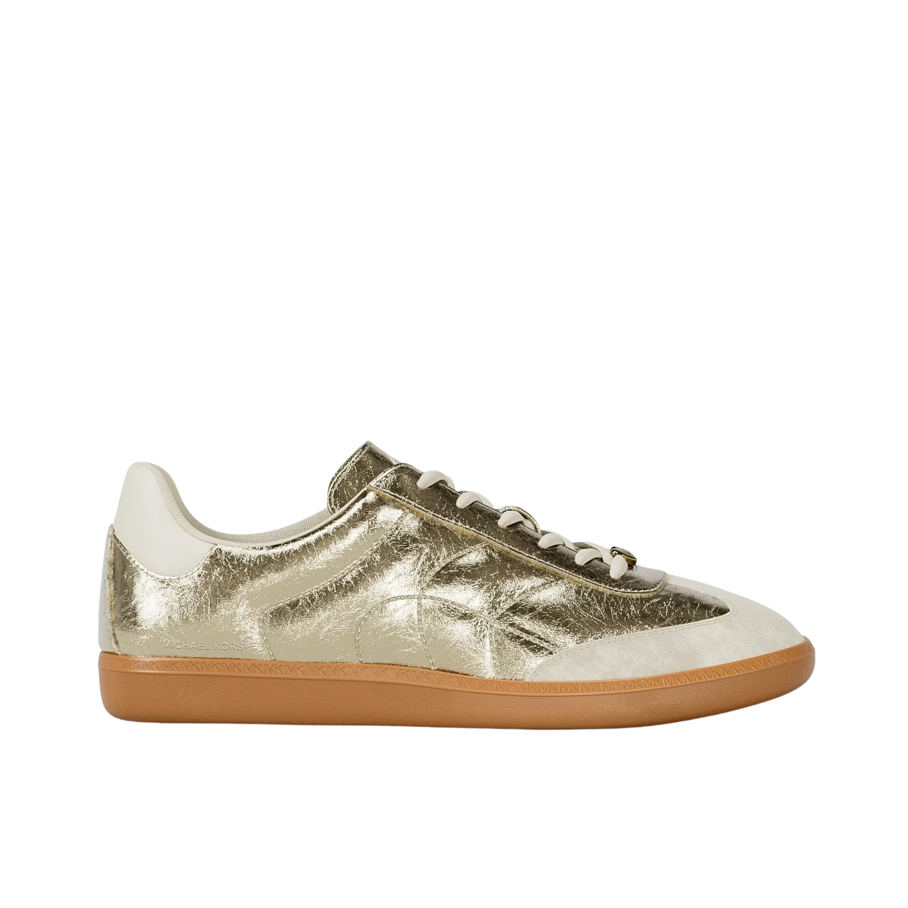 Michael Kors Women Benny Metallic Sneaker - Pale Gold
