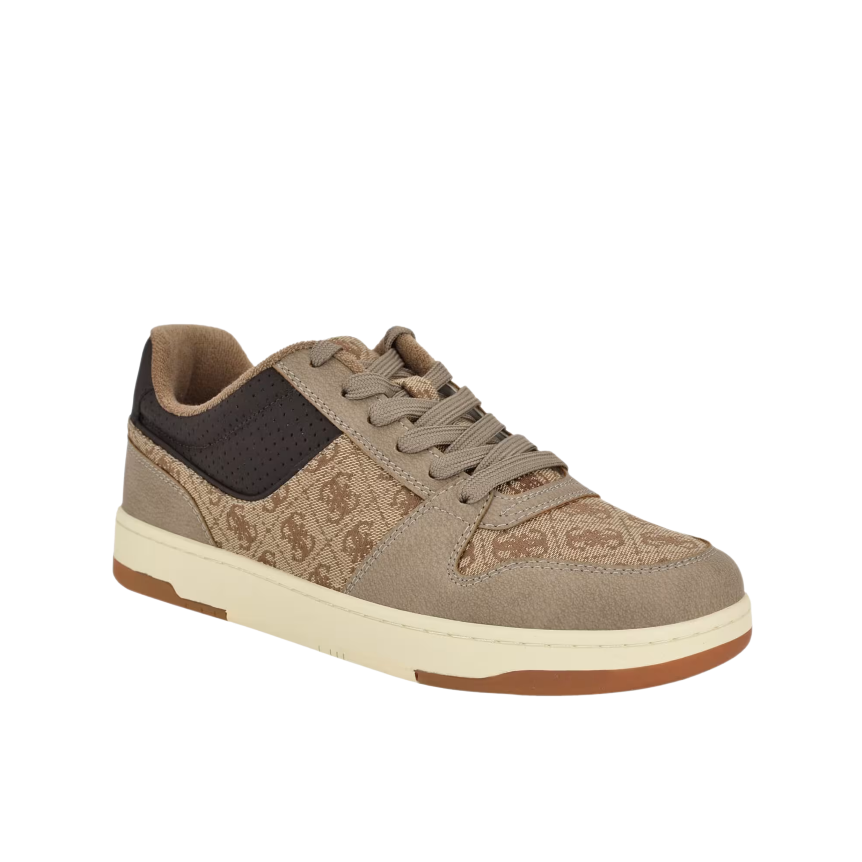 Guess Men Tryon Paneled Sneakers - Taupe