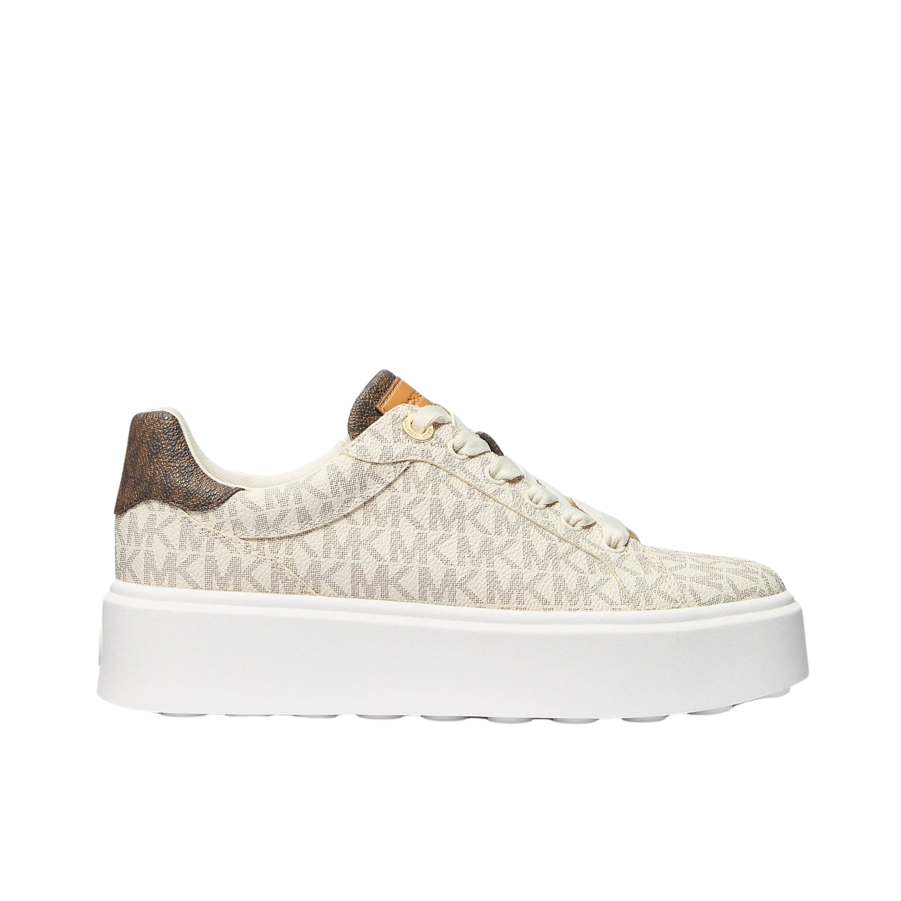 Michael Kors Women Romey Two Tone Logo Platform Sneaker - Vainilla
