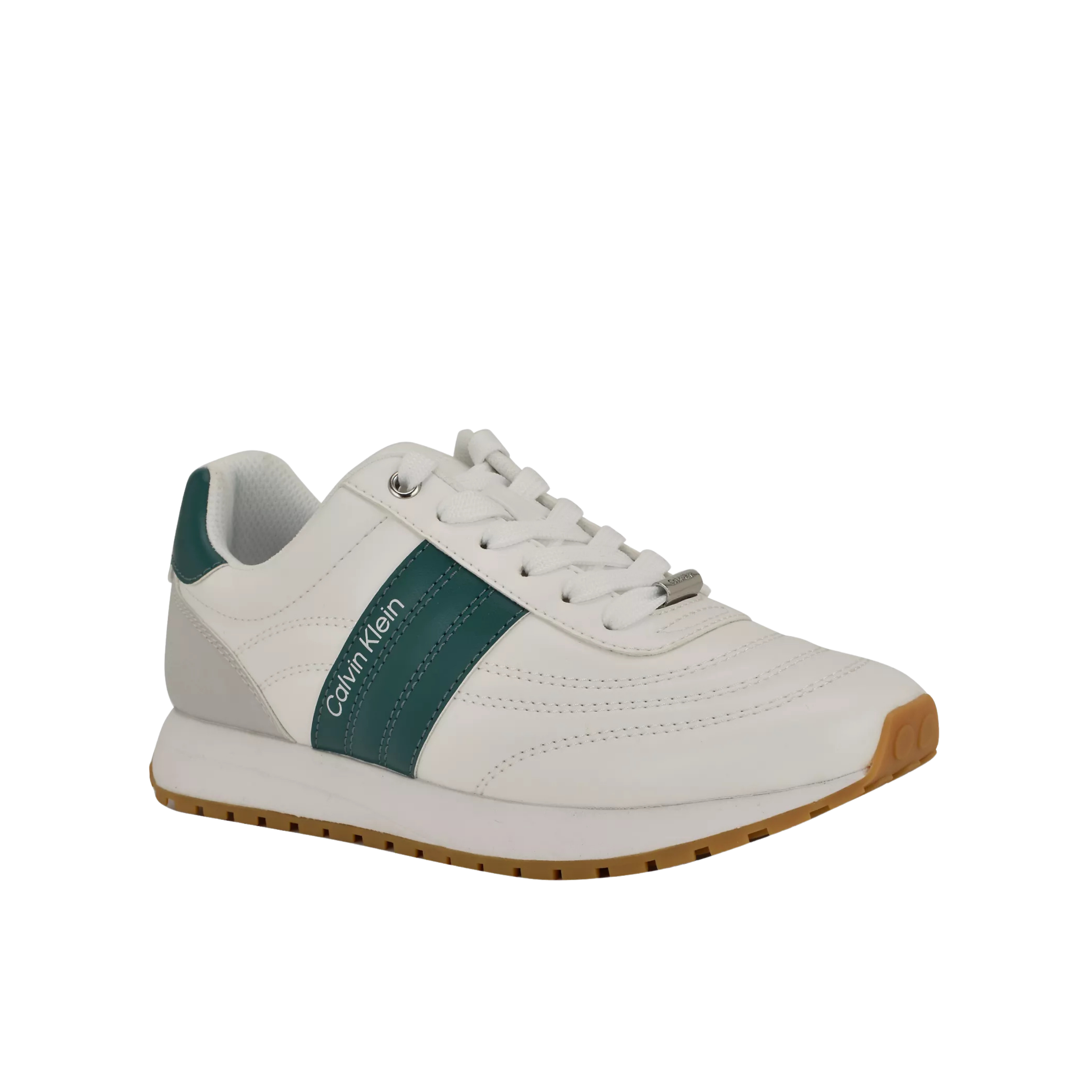 Calvin Klein Women Tatyann Sneaker - White Green