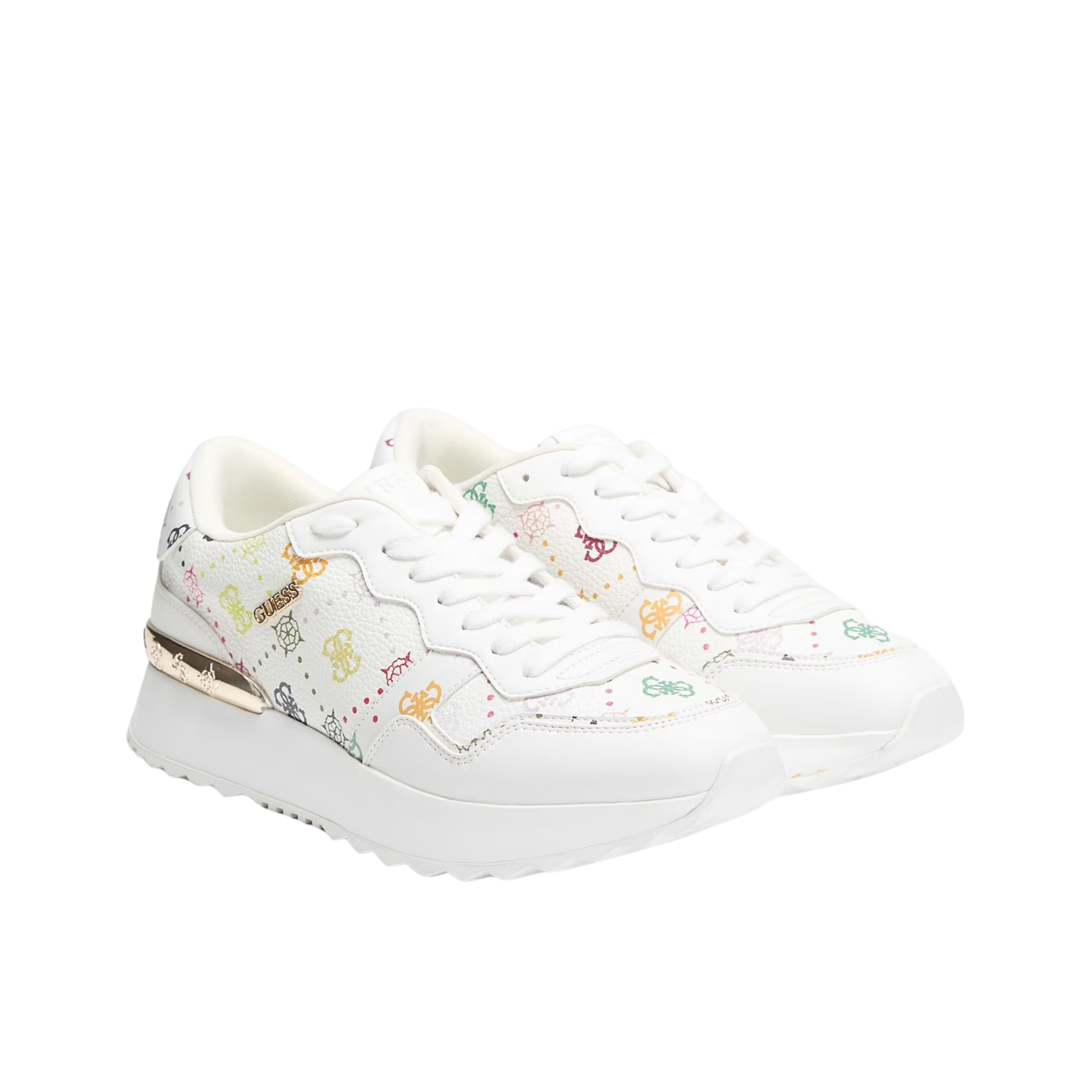 Guess Women Vinsa Logo Running Shoes - White 144