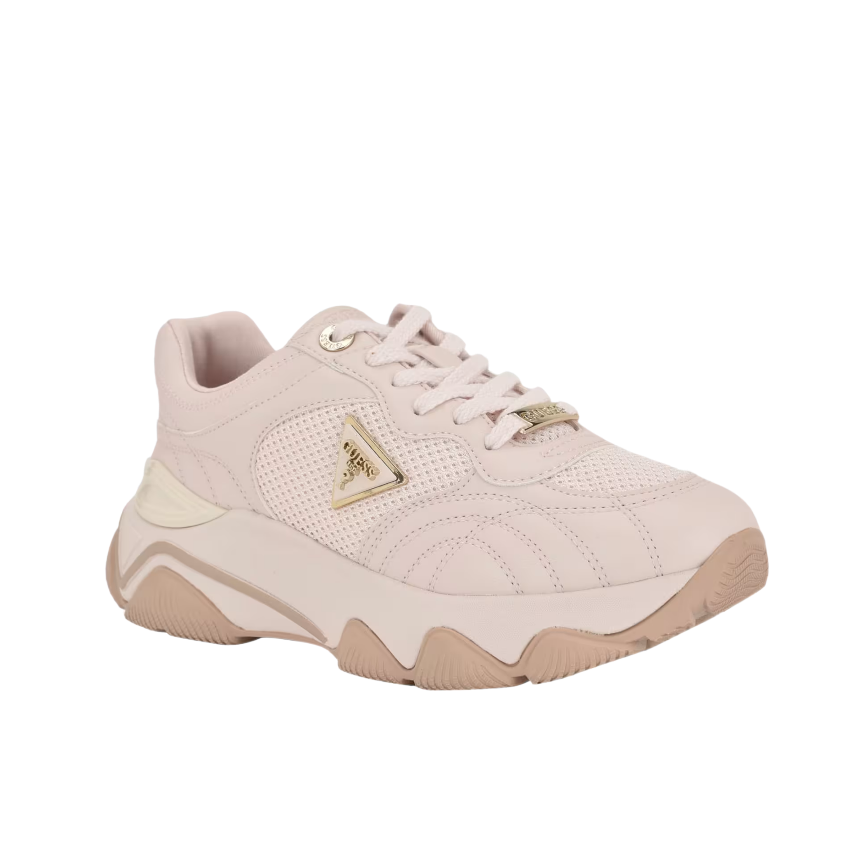 Guess Women Moeann Lace Up Sneakers - Light Pink 680