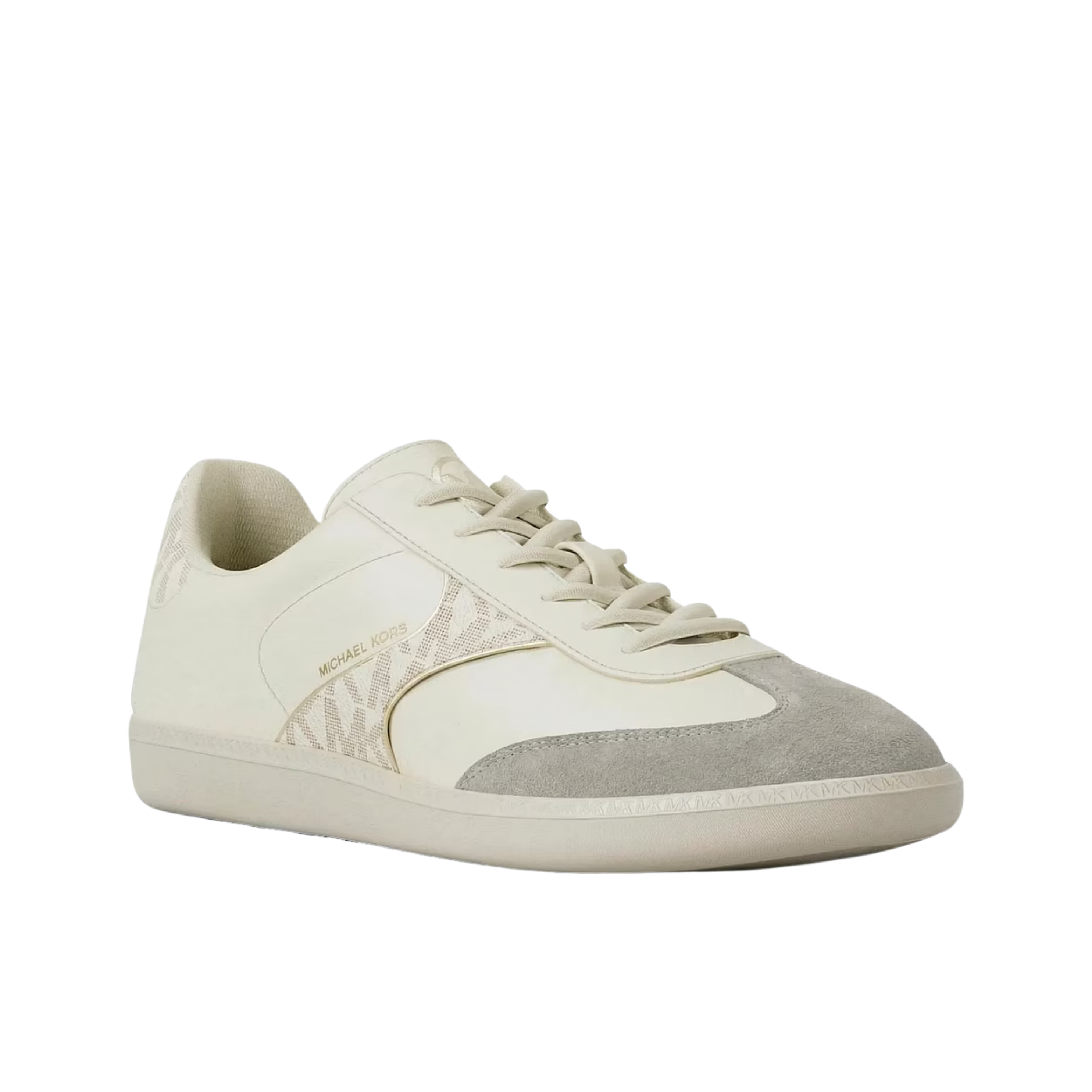 Michael Kors Women Benny Mixed Media Sneaker - Cream