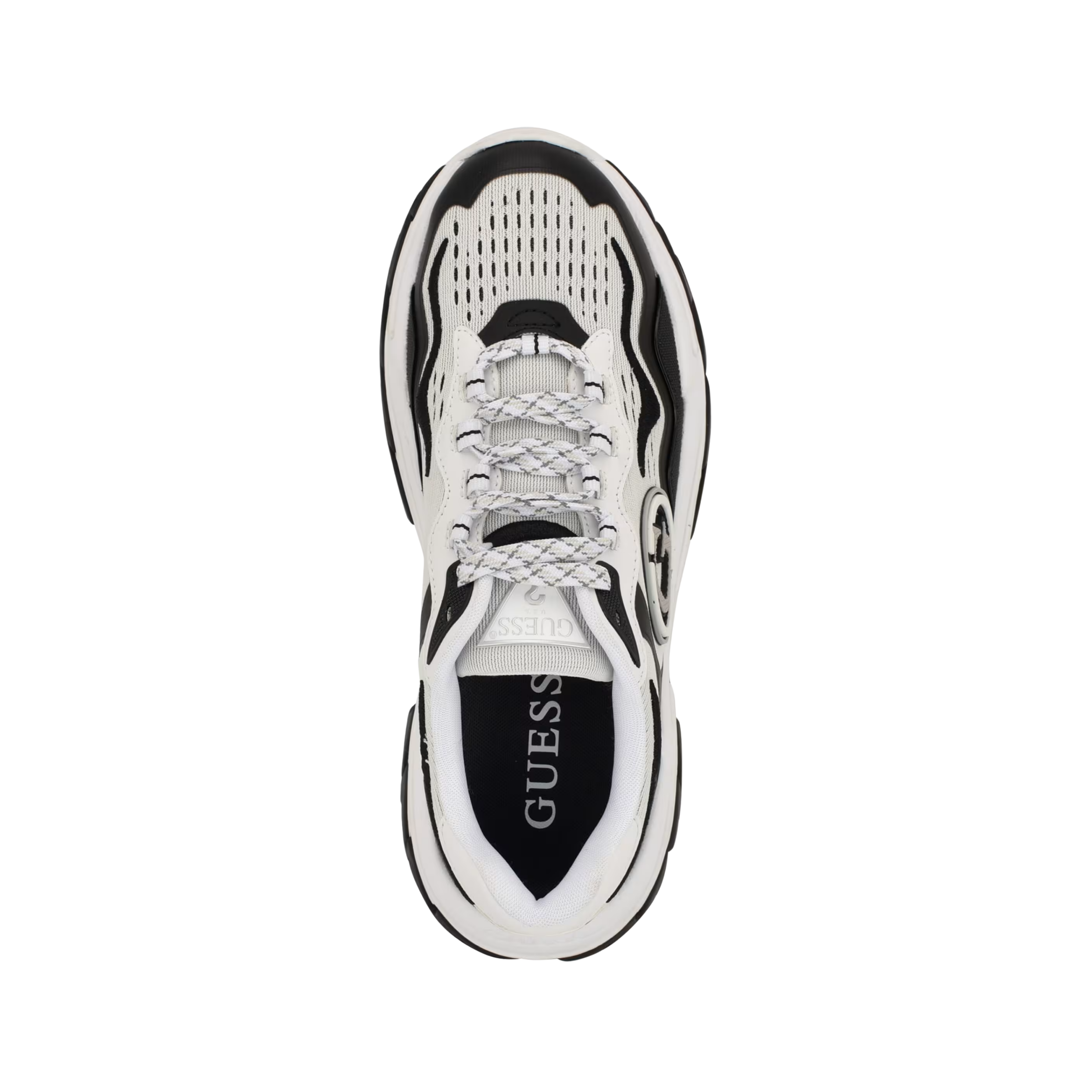 Guess Women Nennzo Lace Up Chunky Sneakers - Black
