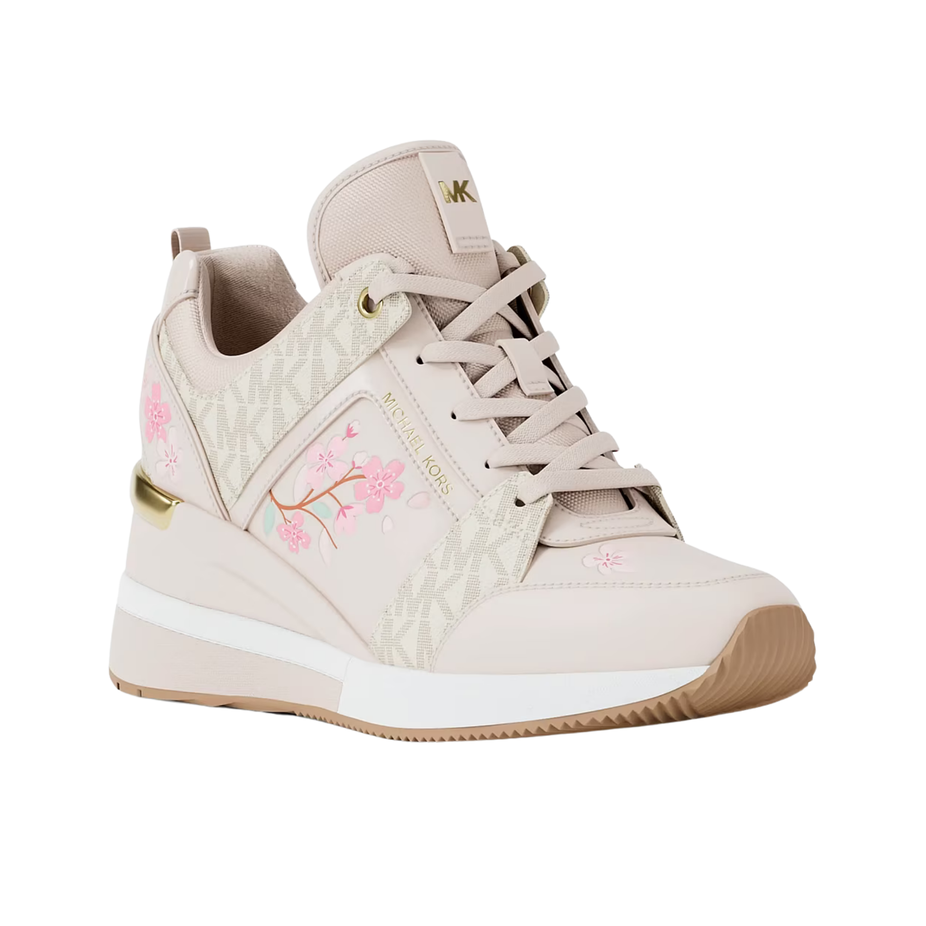 Michael Kors Women Georgie Signature Logo Trainer - Lt Crm Multi