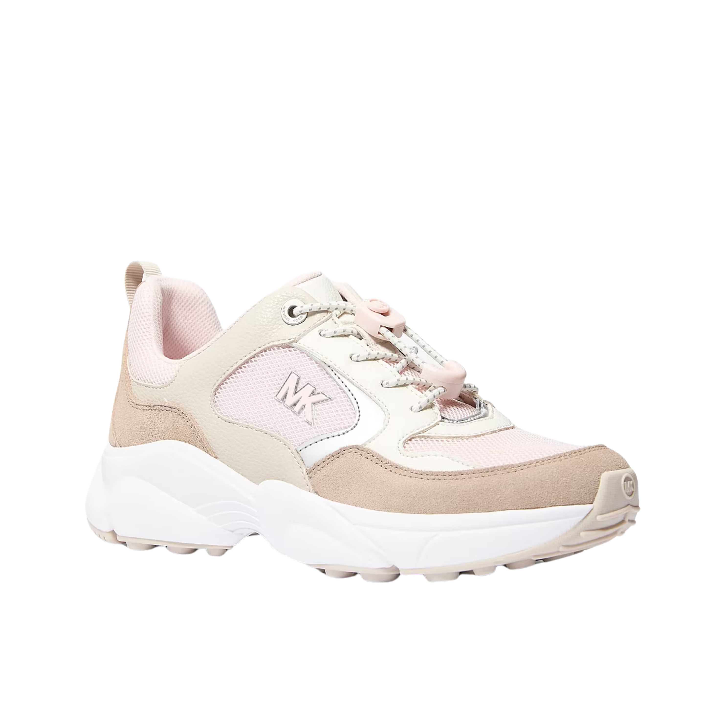 Michael Kors Women Jett Mixed Media Trainer - Powder Blush