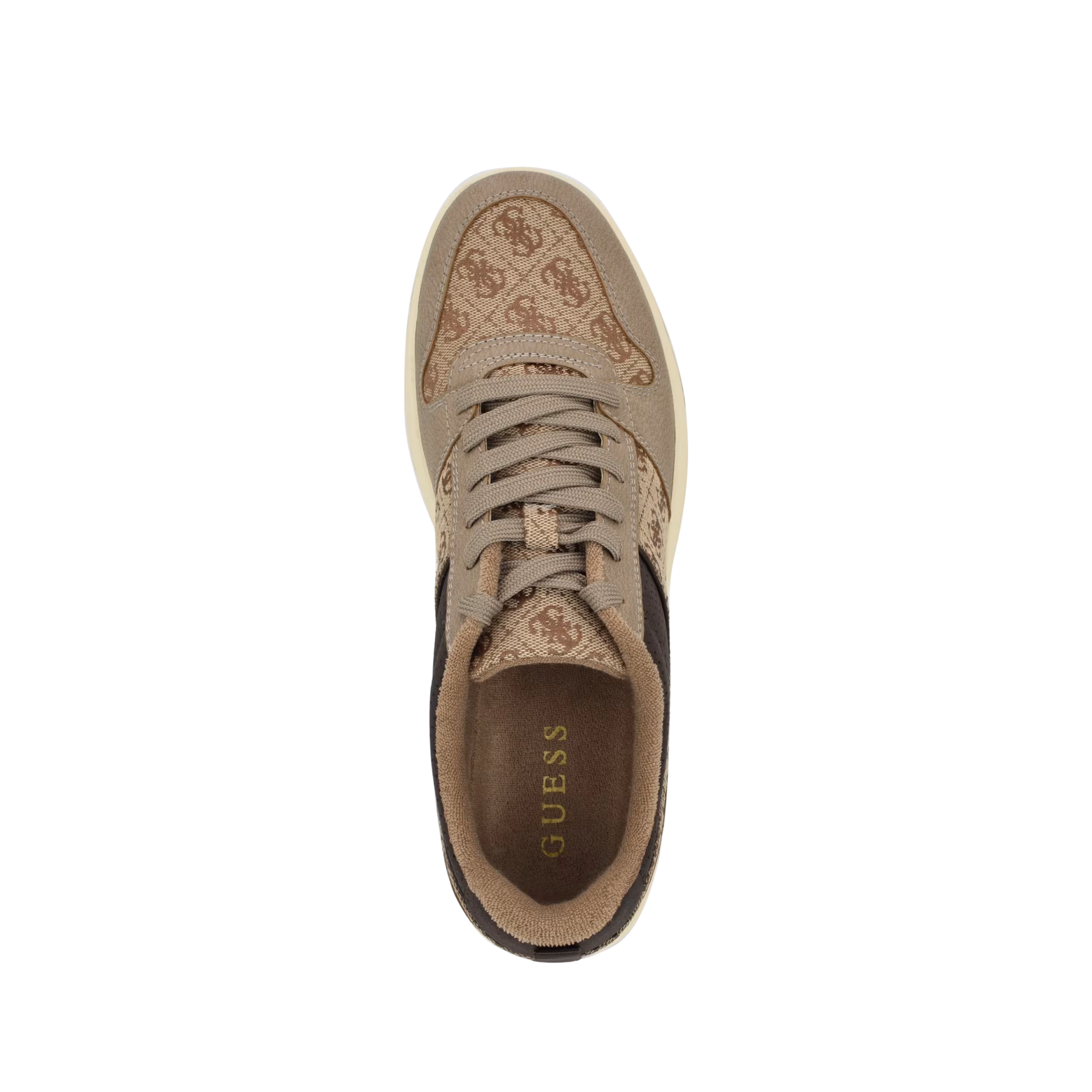 Guess Men Tryon Paneled Sneakers - Taupe
