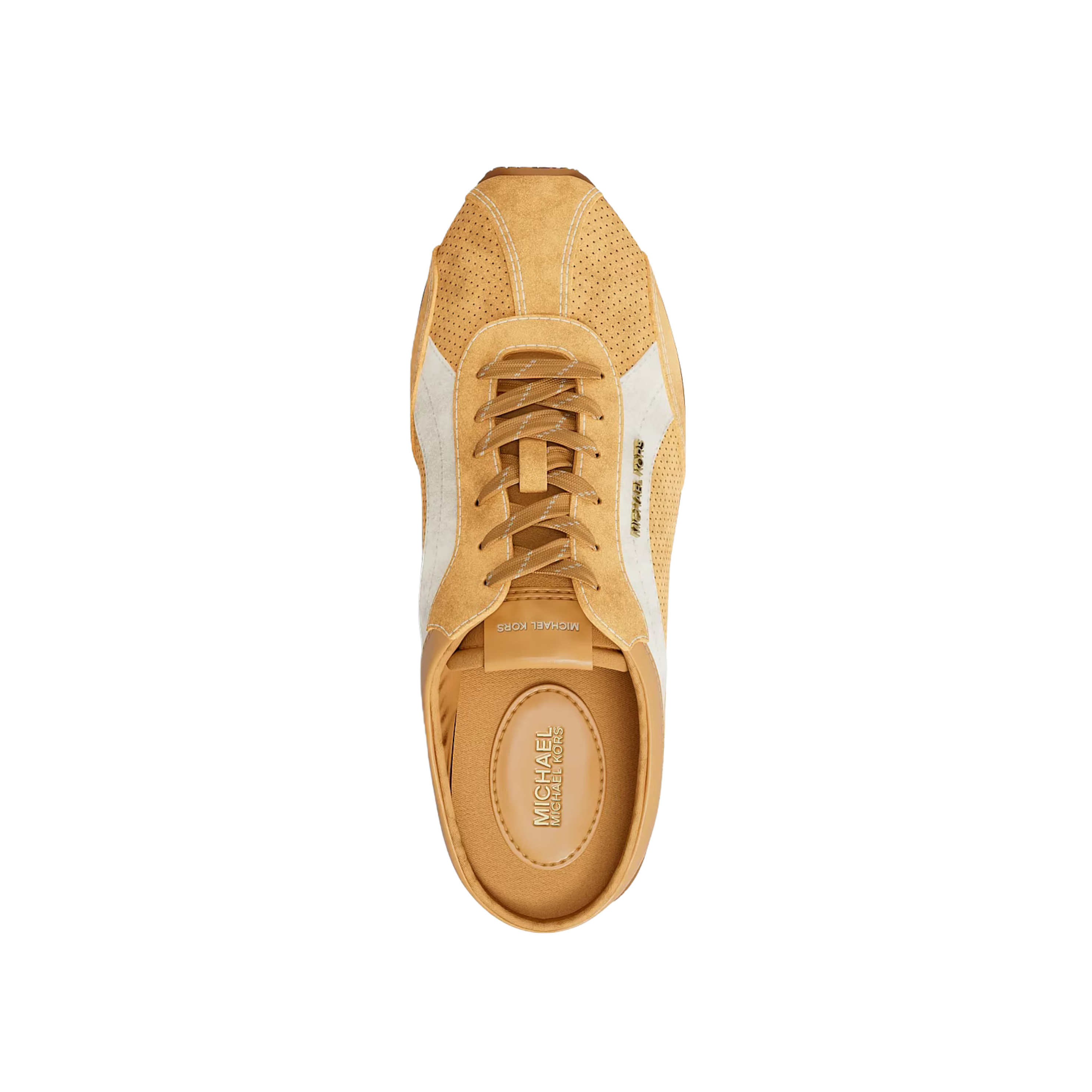 Michael Kors Women Avi Suede Slip On Sneaker - Honeywheat