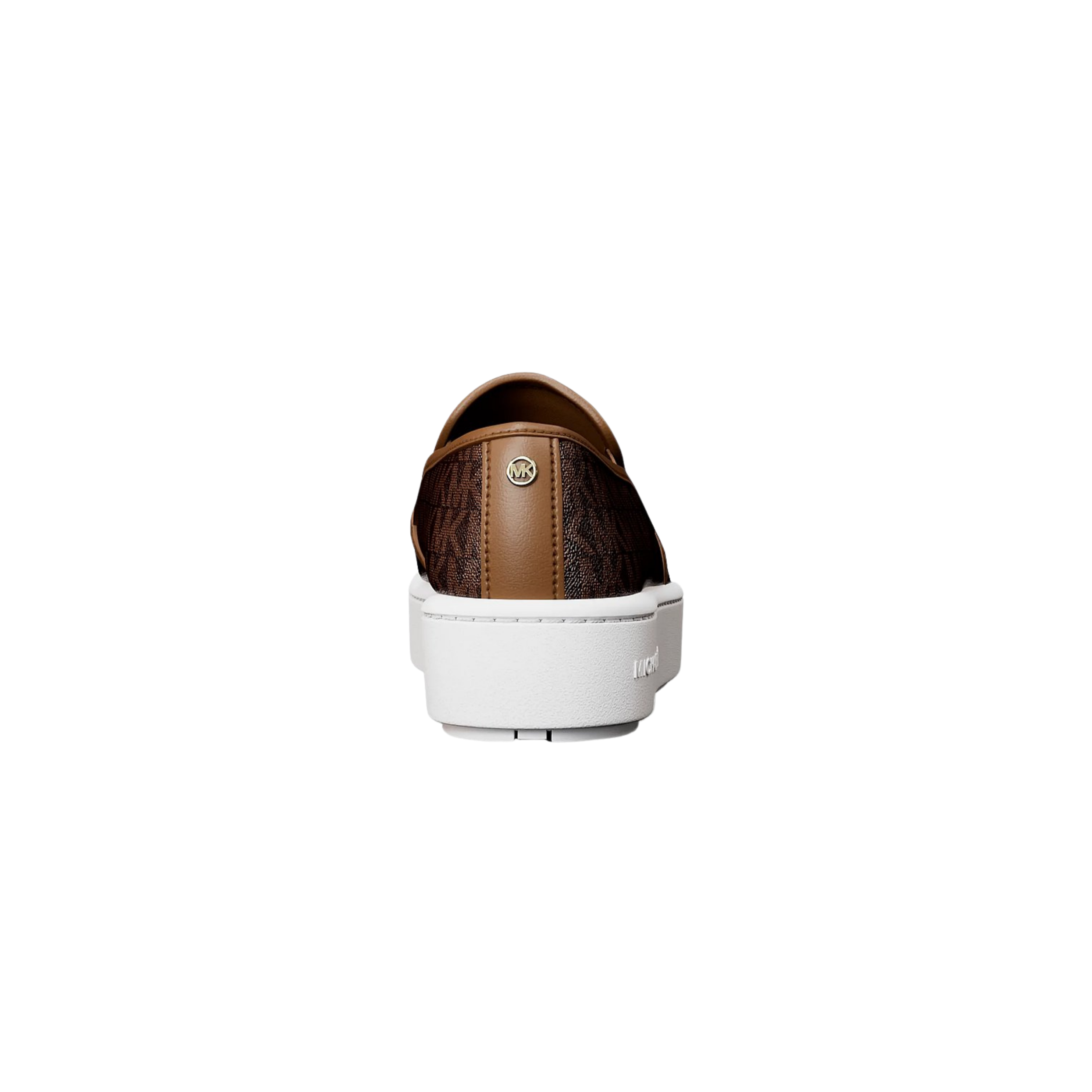 Michael Kors Women Teddi Signature Logo Slip On Sneaker - Brown Luggage