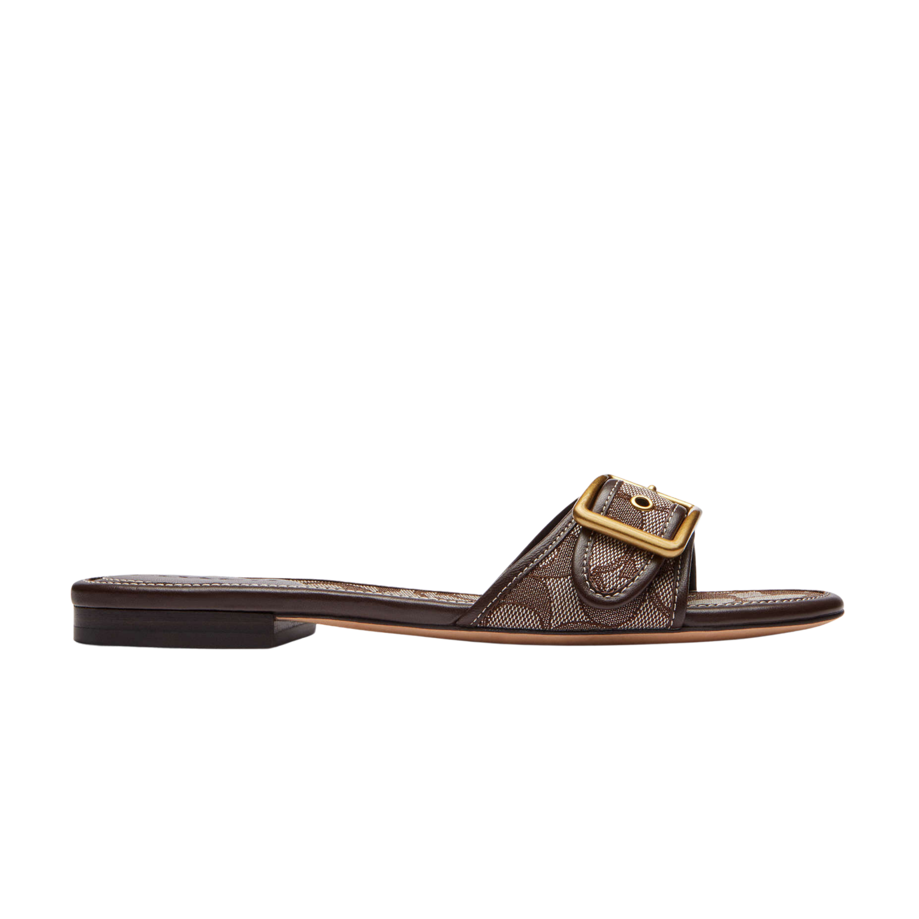 Coach Women's Margot Flat Sandal - Oak Maple