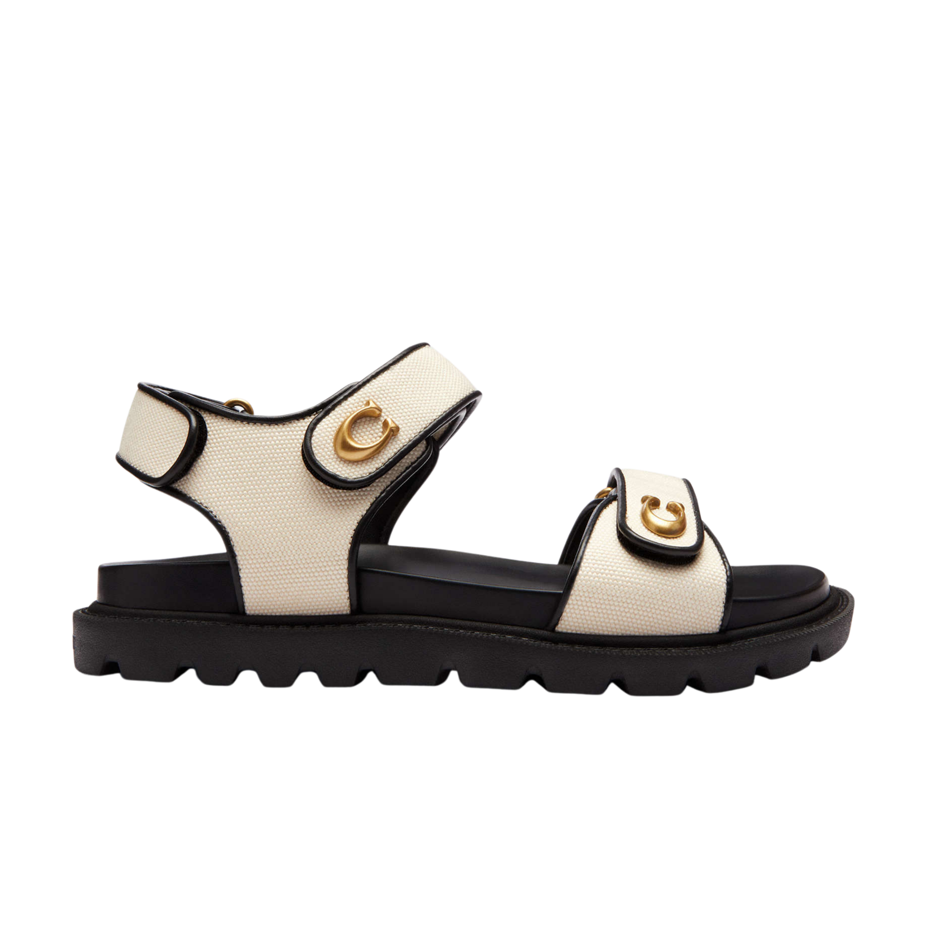 Coach Women's Brynn Sandal - Chalk Black