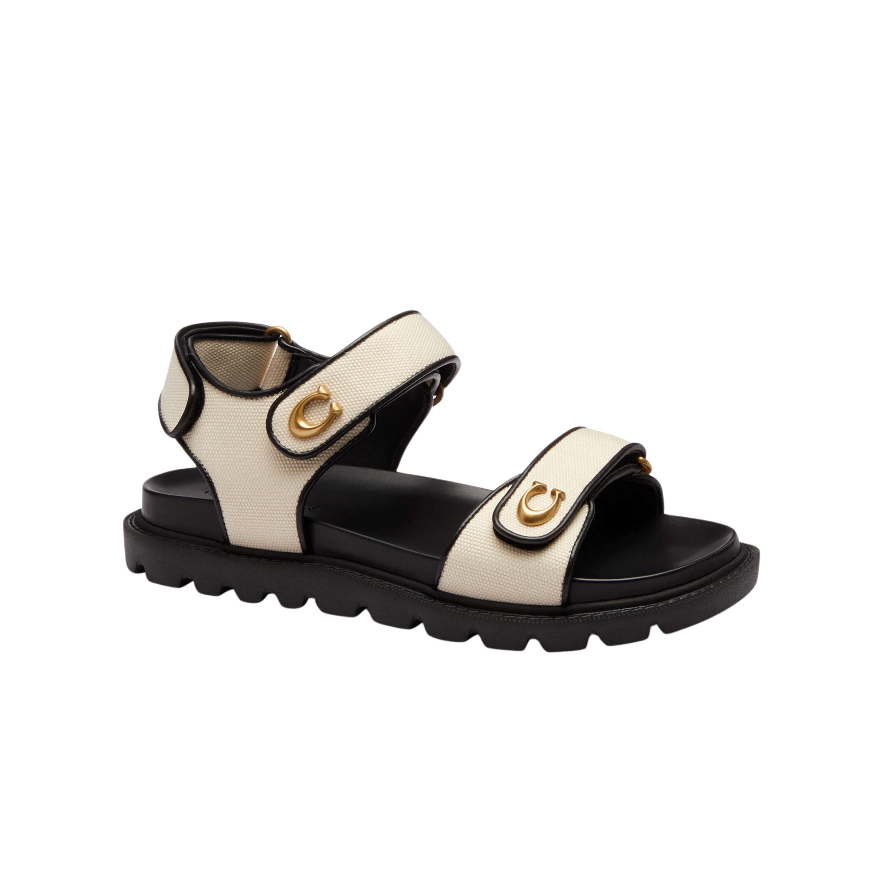 Coach Women's Brynn Sandal - Chalk Black