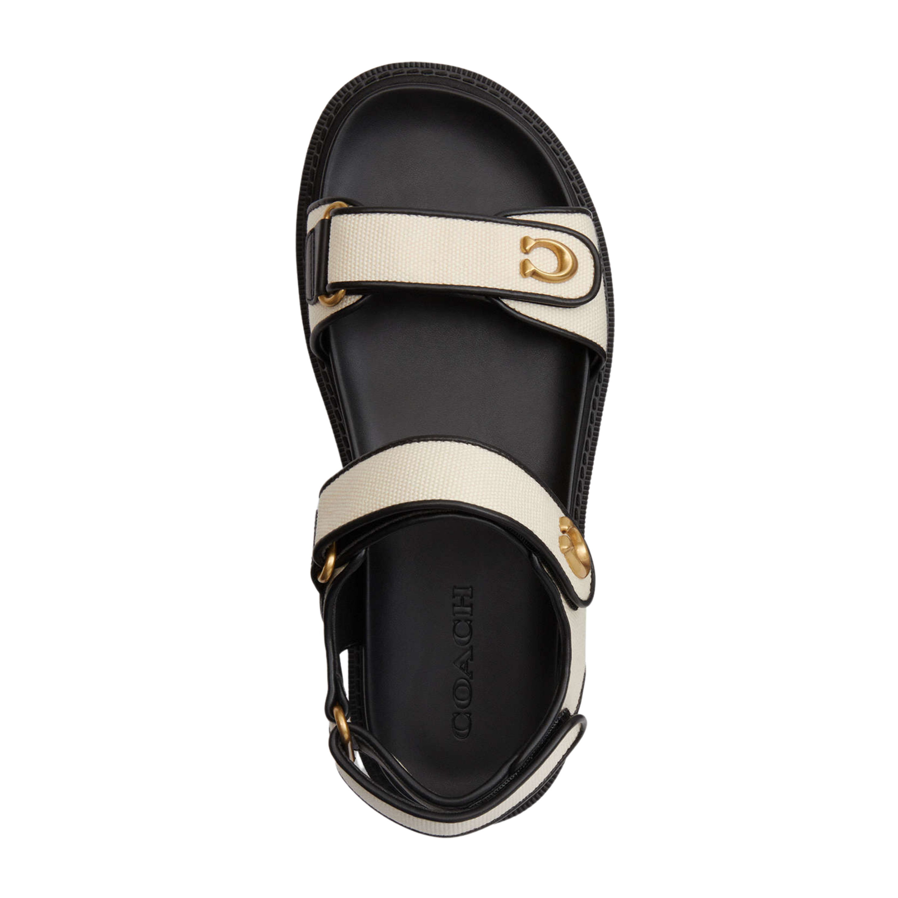 Coach Women's Brynn Sandal - Chalk Black