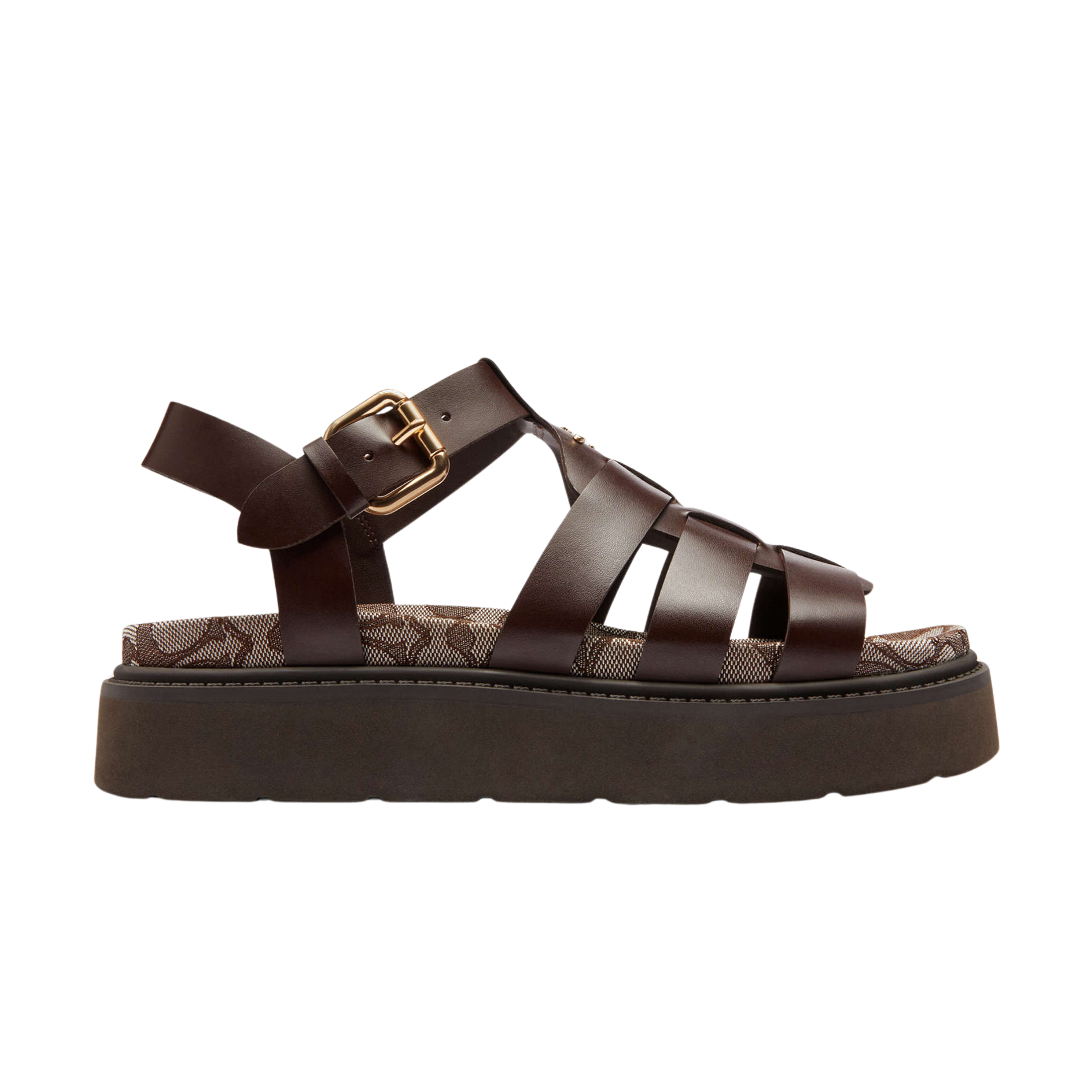 Coach Women's Lucy Lug Sole Sandal - Maple Oak