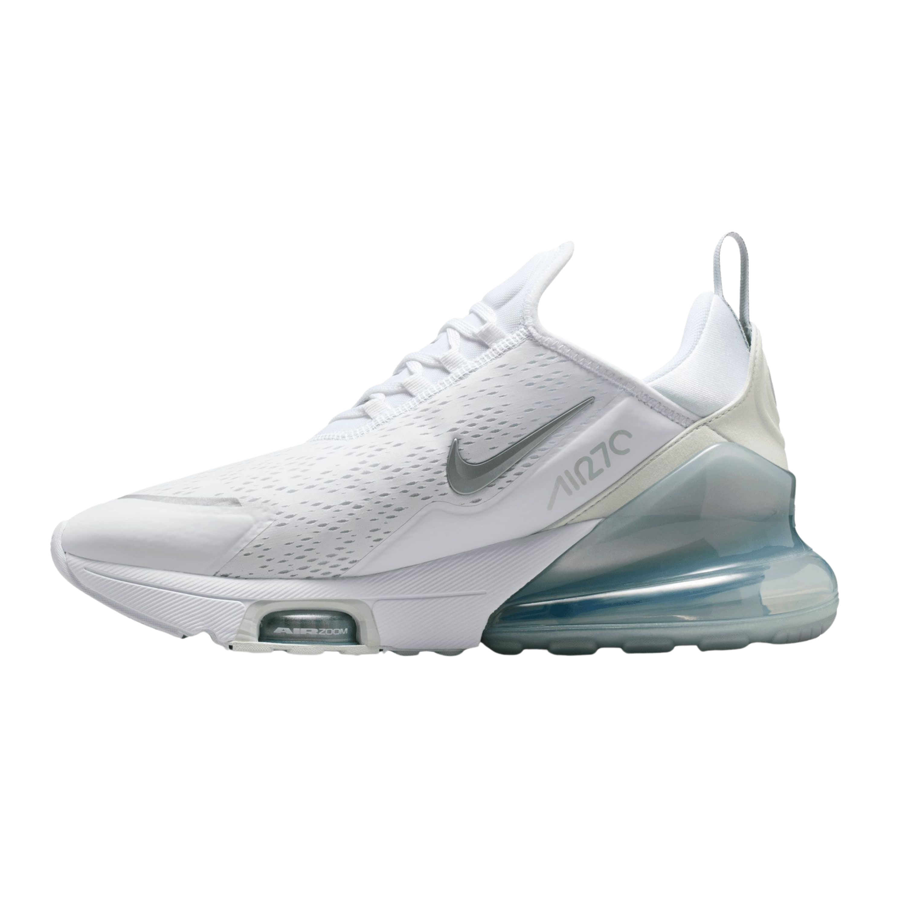 Nike Men's Air Max 270 Premium - White Metallic Silver Off White