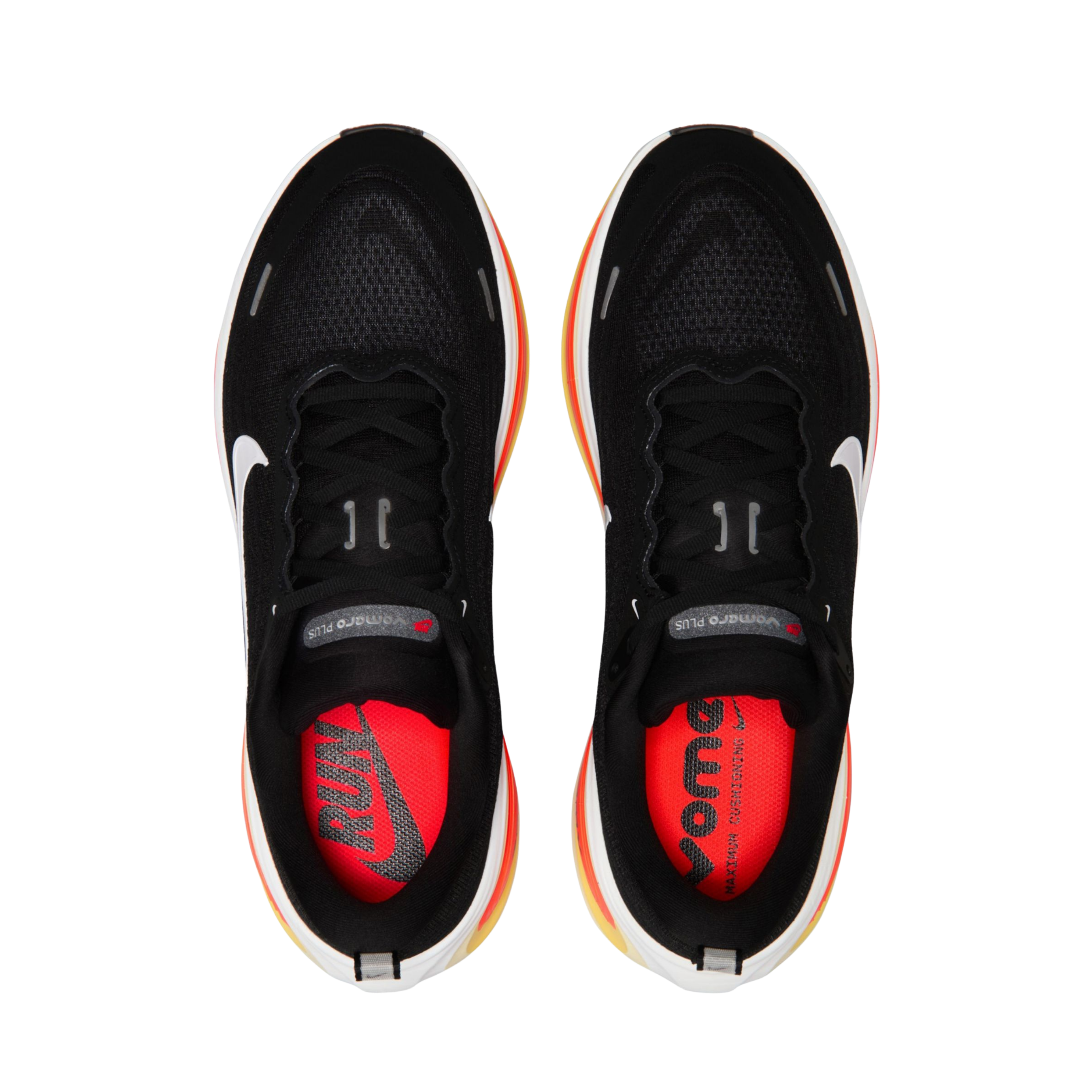 Nike Men's Vomero Plus - Black White Crimson Sail