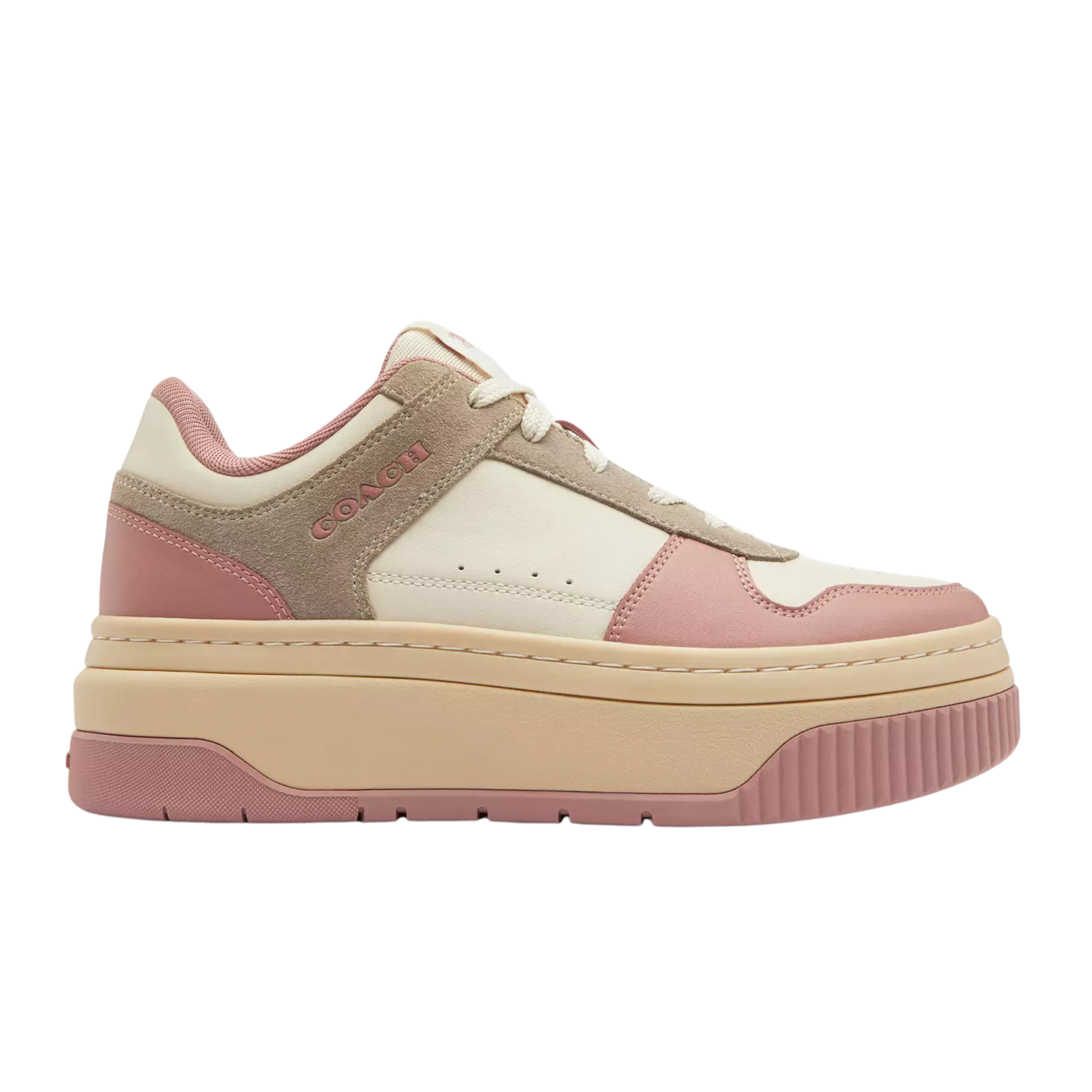 Coach Women's Platform Sneaker - Dusty Pink Multi