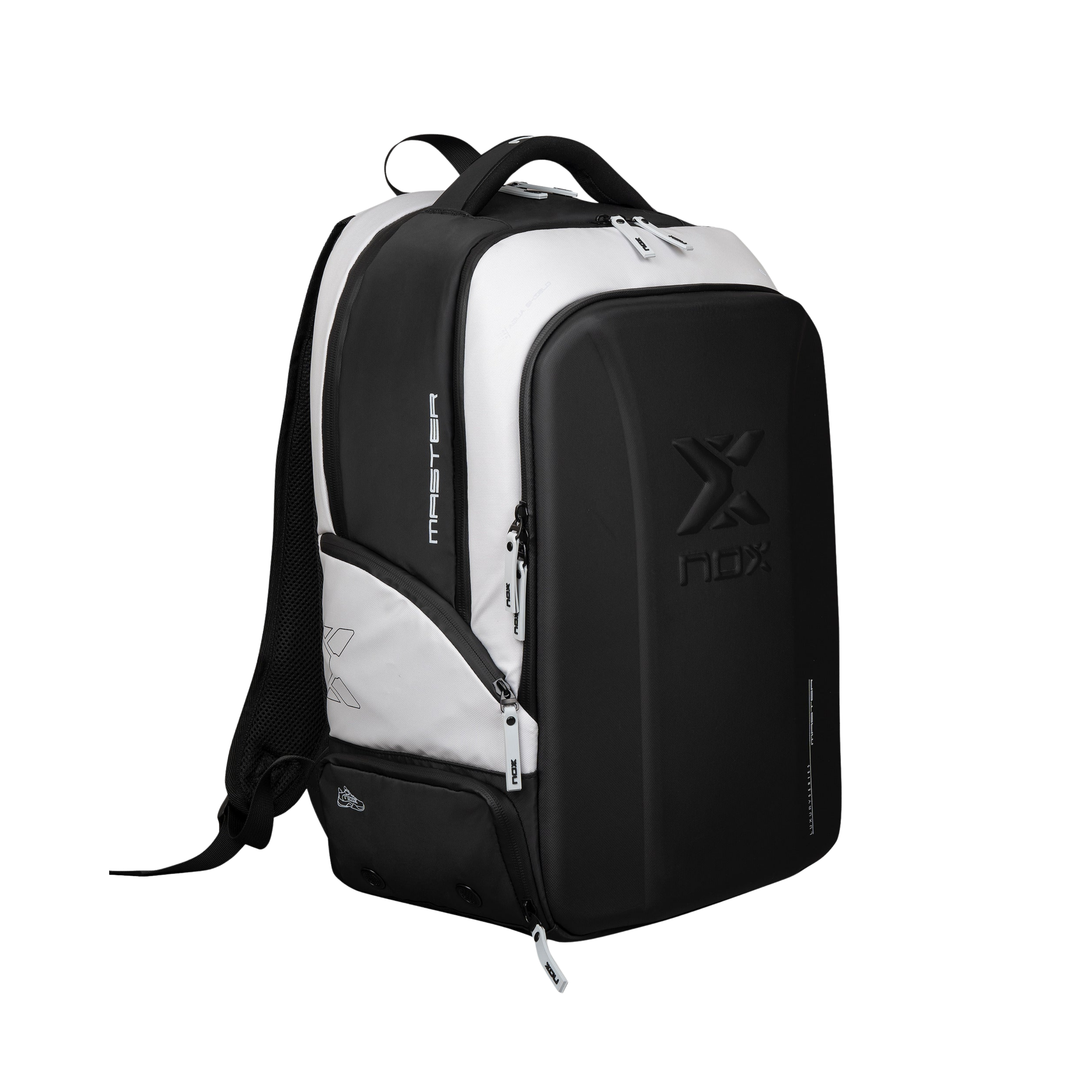 Nox Luxury Master Backpack - White Black
