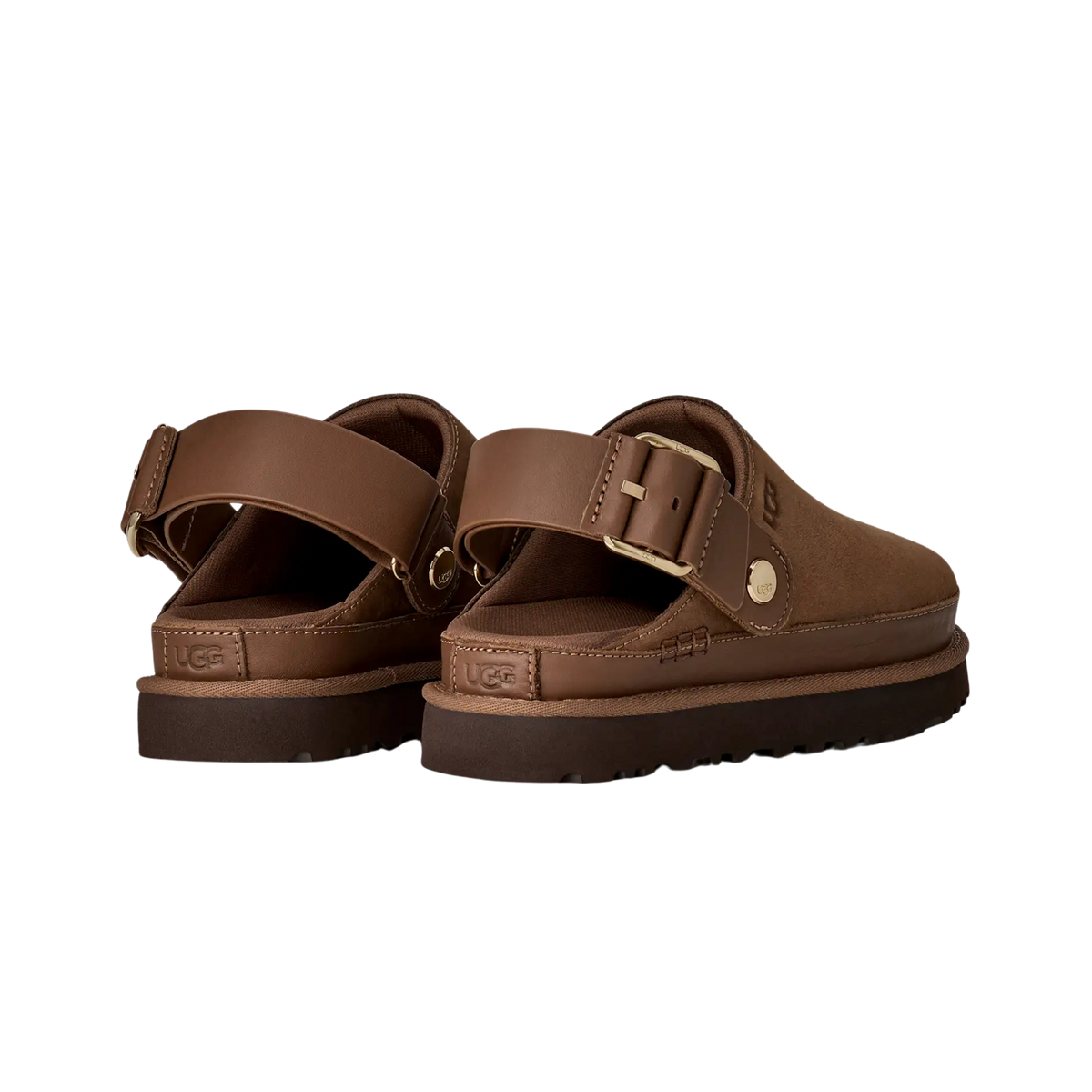 UGG Women Goldenstar Villa Clog - Dark Chestnut