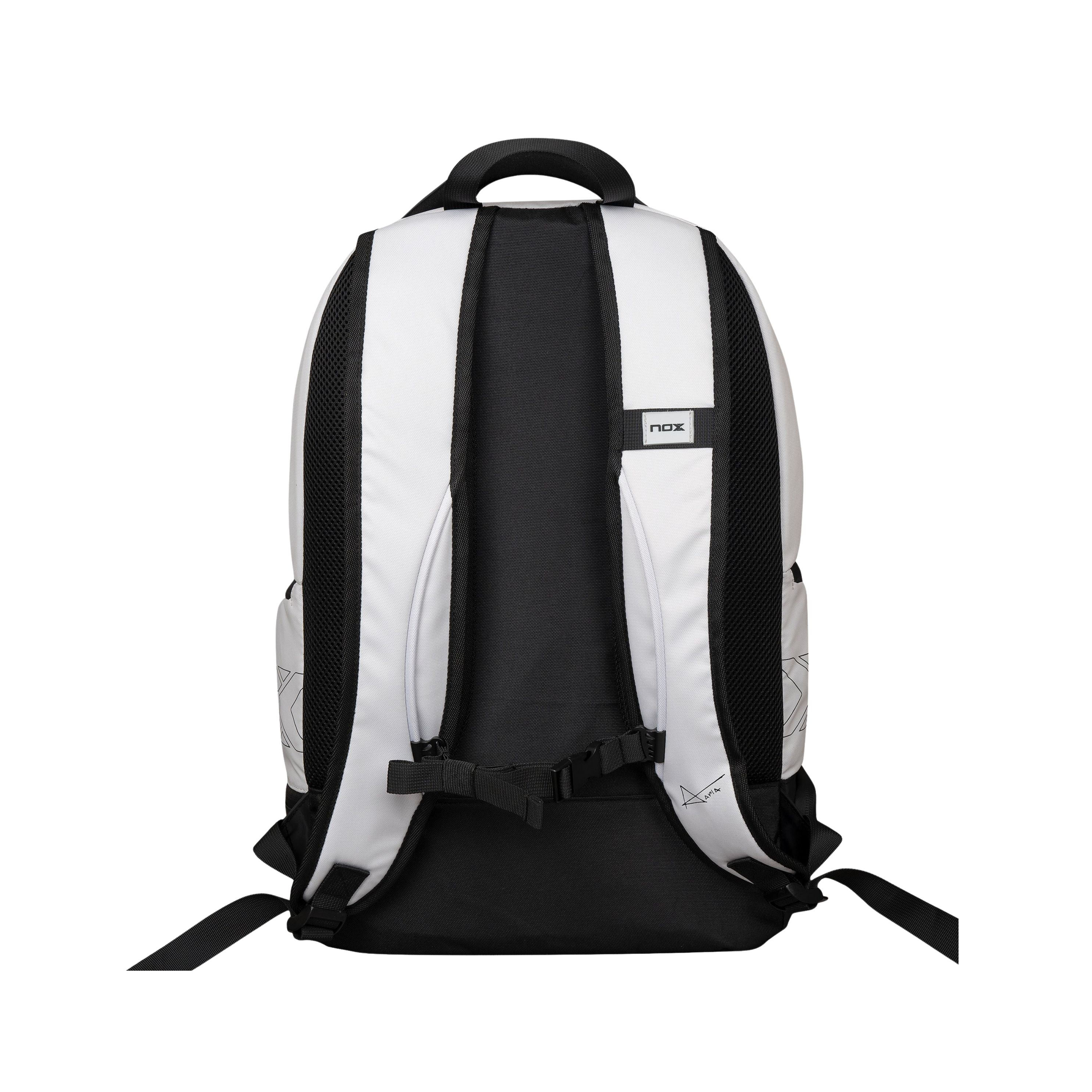 Nox Luxury Master Backpack - White Black