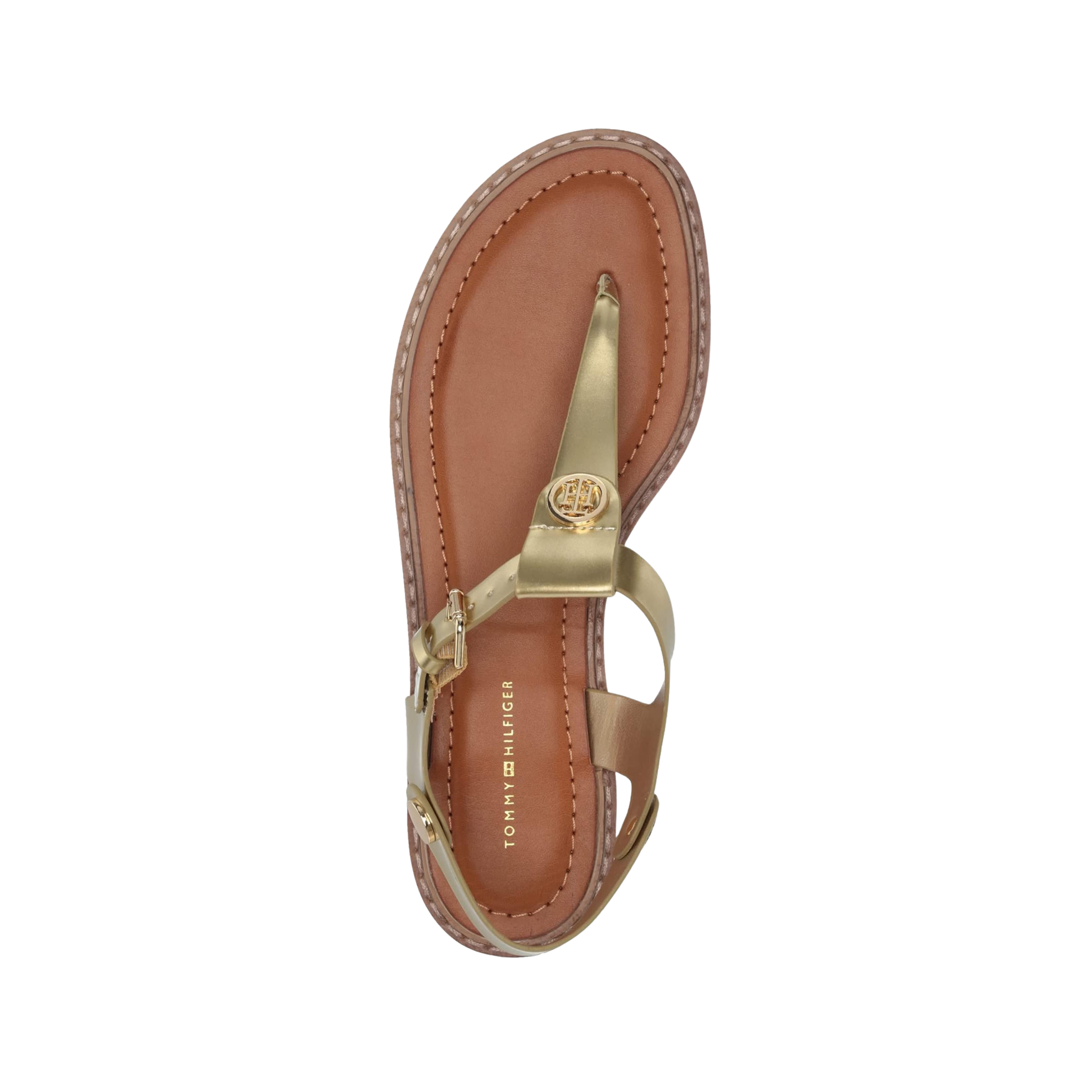 Tommy Hilfiger Women Bennia Sandal - Gold Patent