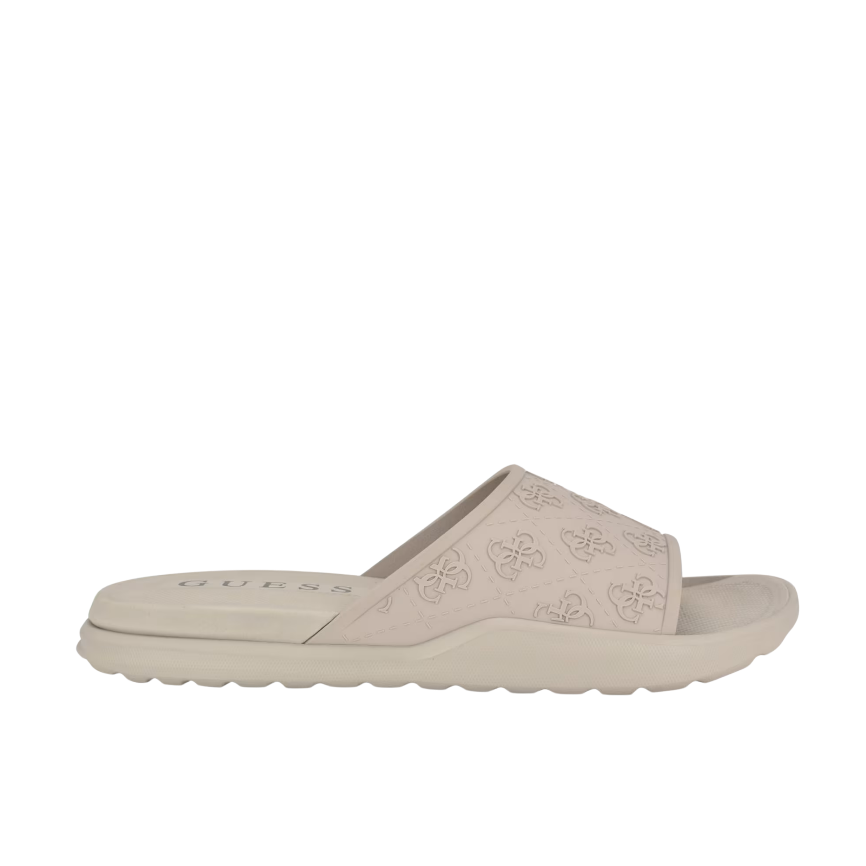 Guess Men Magaria Quattro G Slide Sandals - Light Grey