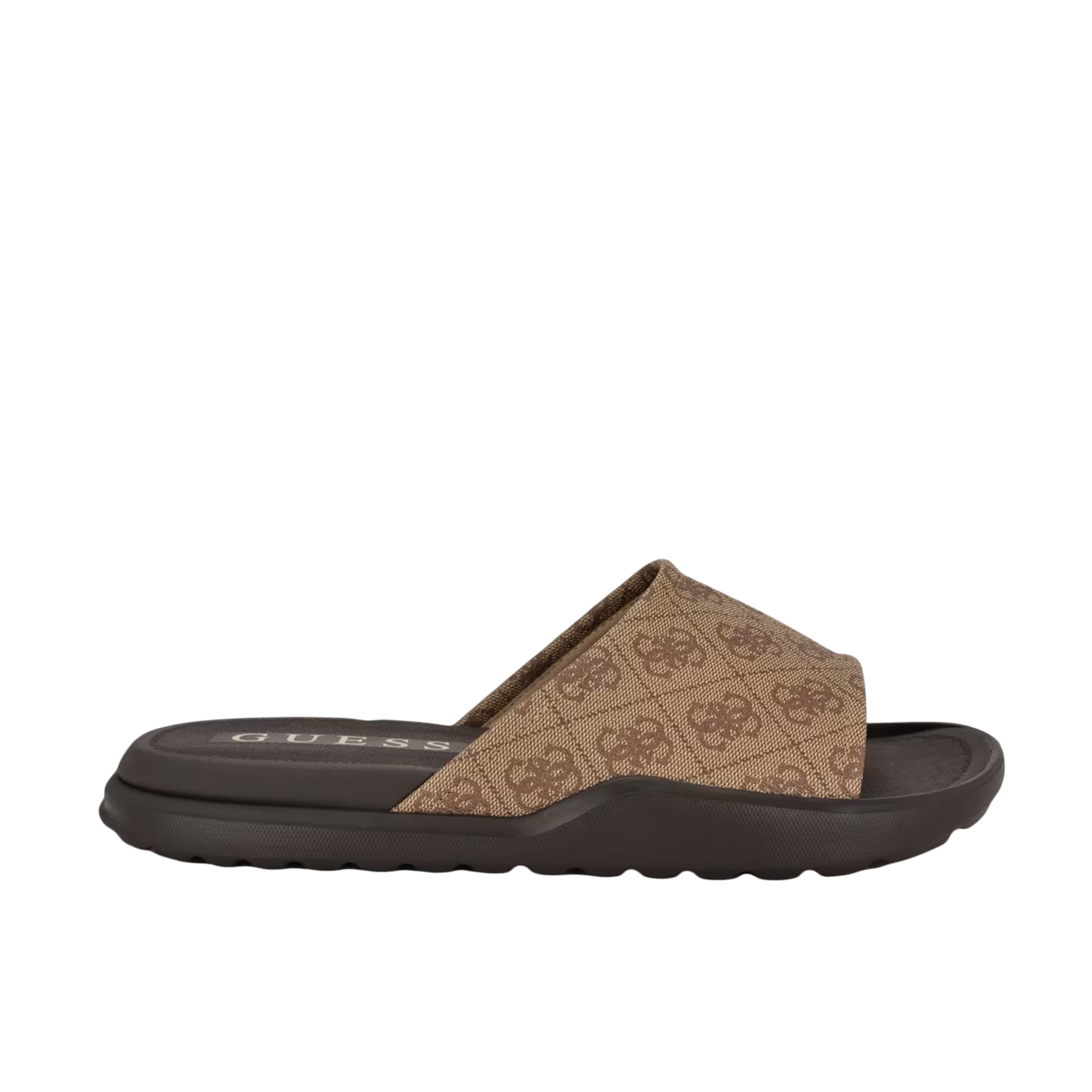 Guess Men Magaria Quattro G Slide Sandals - Light Brown