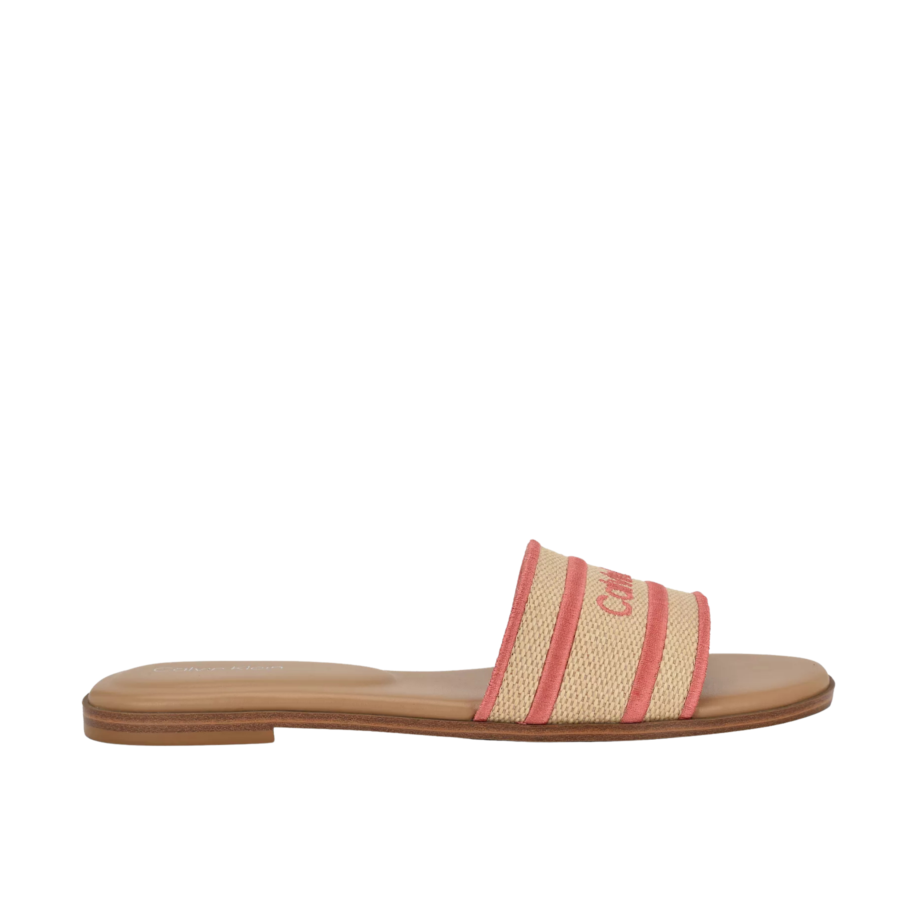 Calvin Klein Women Kendell Sandal - Natural Brite Coral