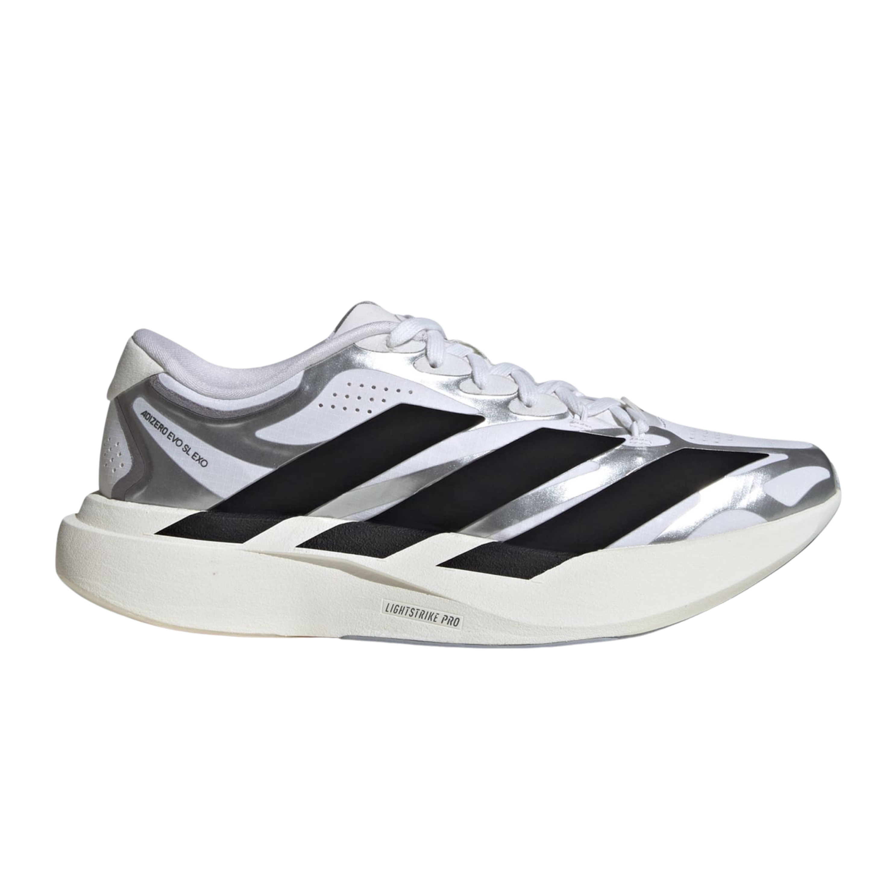 Adidas Women Adizero Evo SL Exo - Cloud White Core Black Iron Metallic