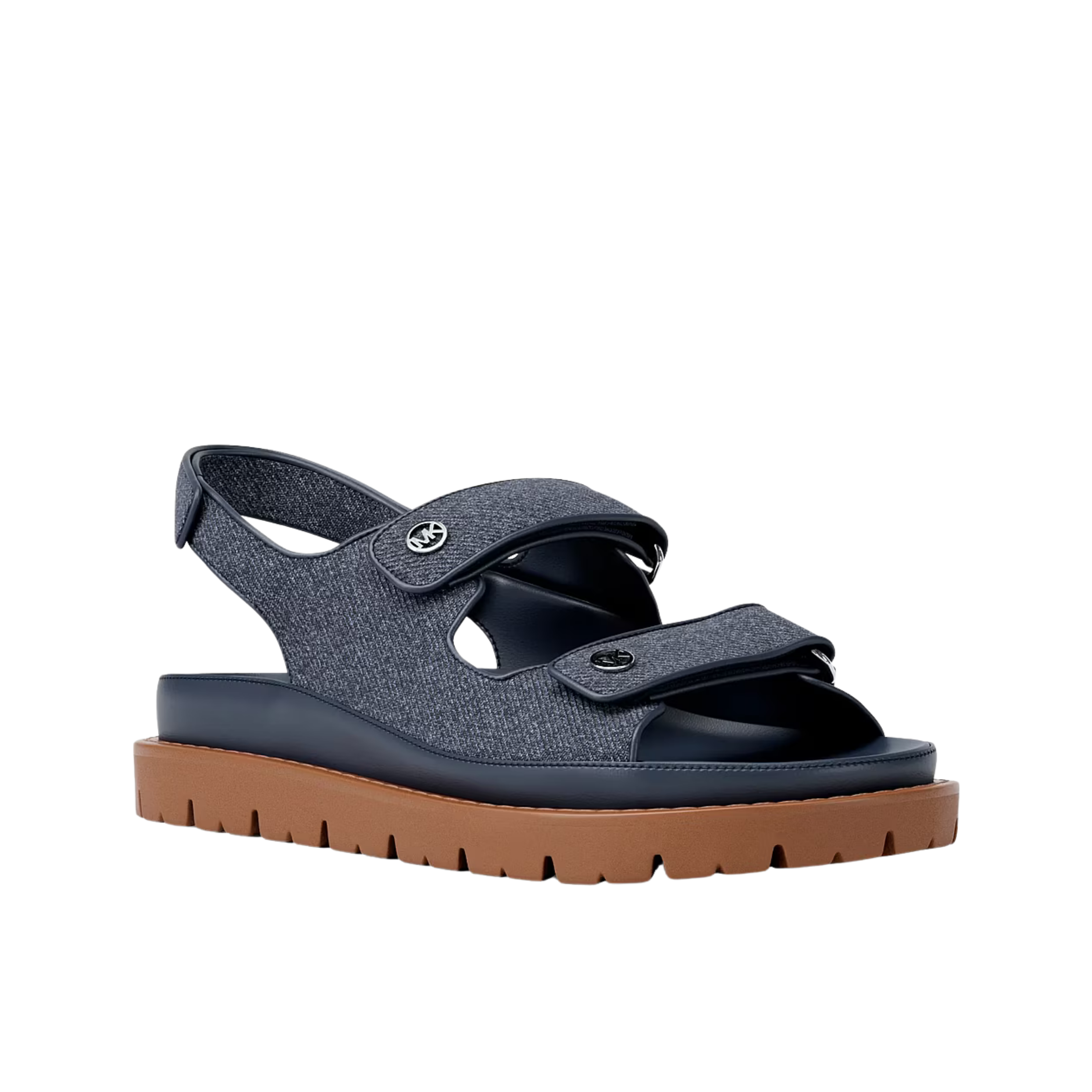 Michael Kors Women Holland Denim Sandal - DK VT Bluwsh