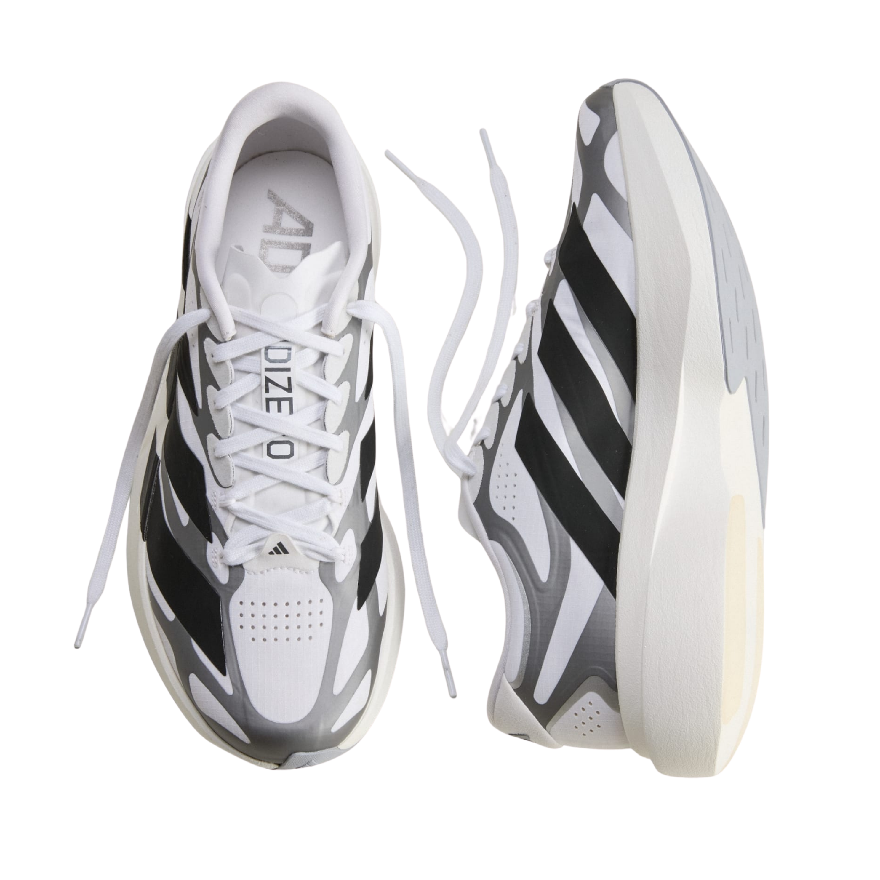 Adidas Men Adizero Evo SL Exo - Cloud White Core Black Iron Metallic