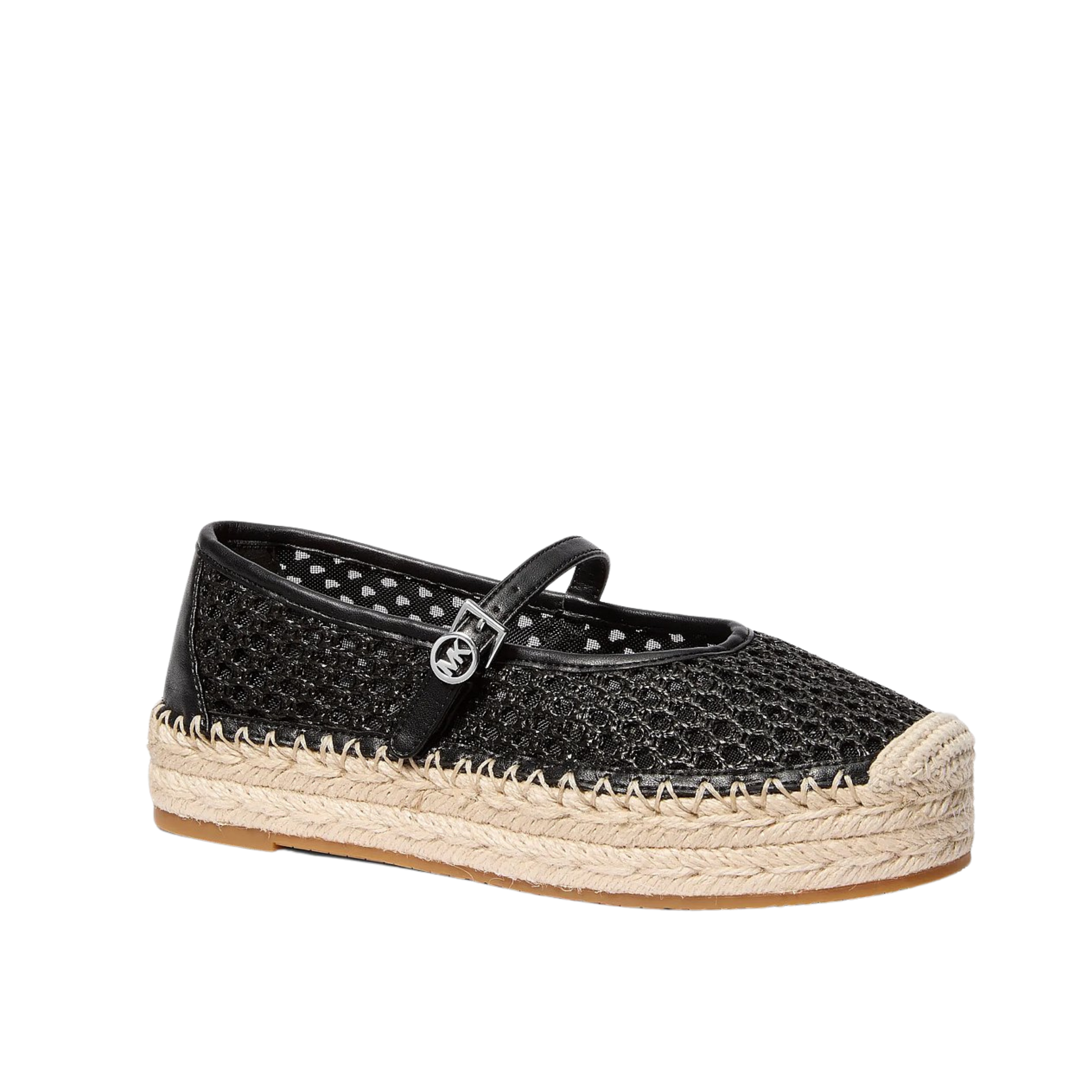 Michael Kors Women Belina Signature Logo Platform Espadrille - Black