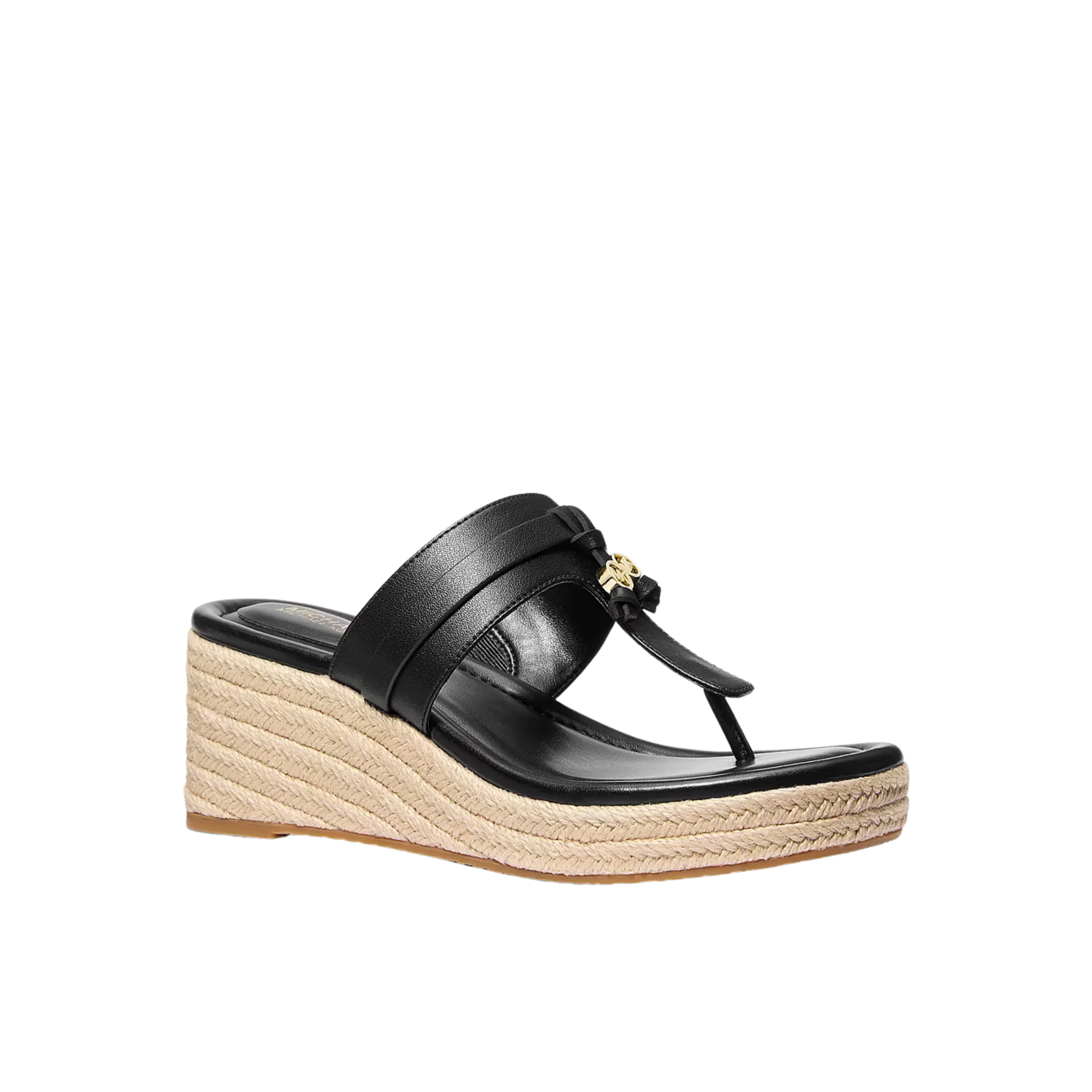 Michael Kors Women Zoe Wedge Sandal - Black