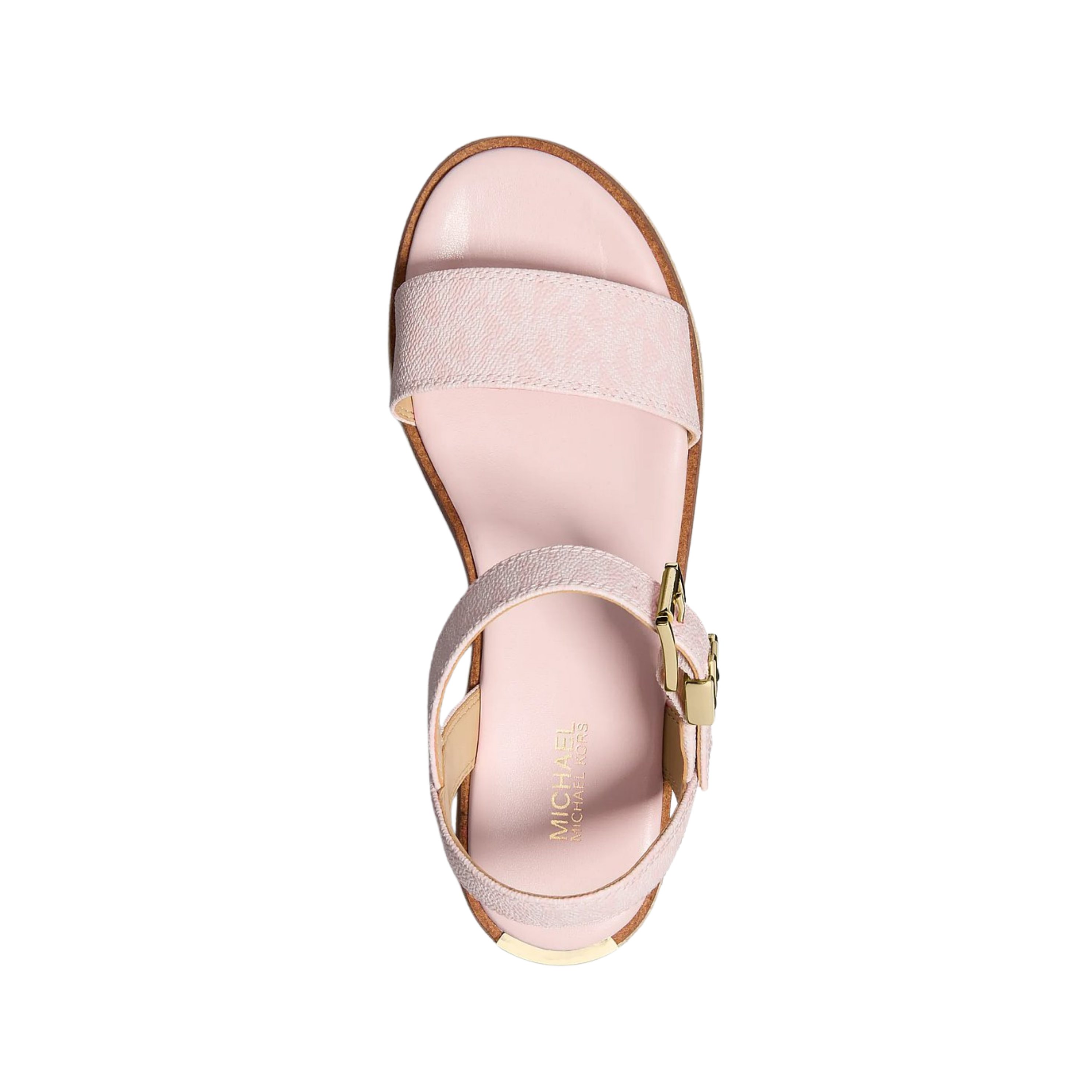 Michael Kors Women Richie Signature Logo Platform Espadrille Sandal - Powder Blush