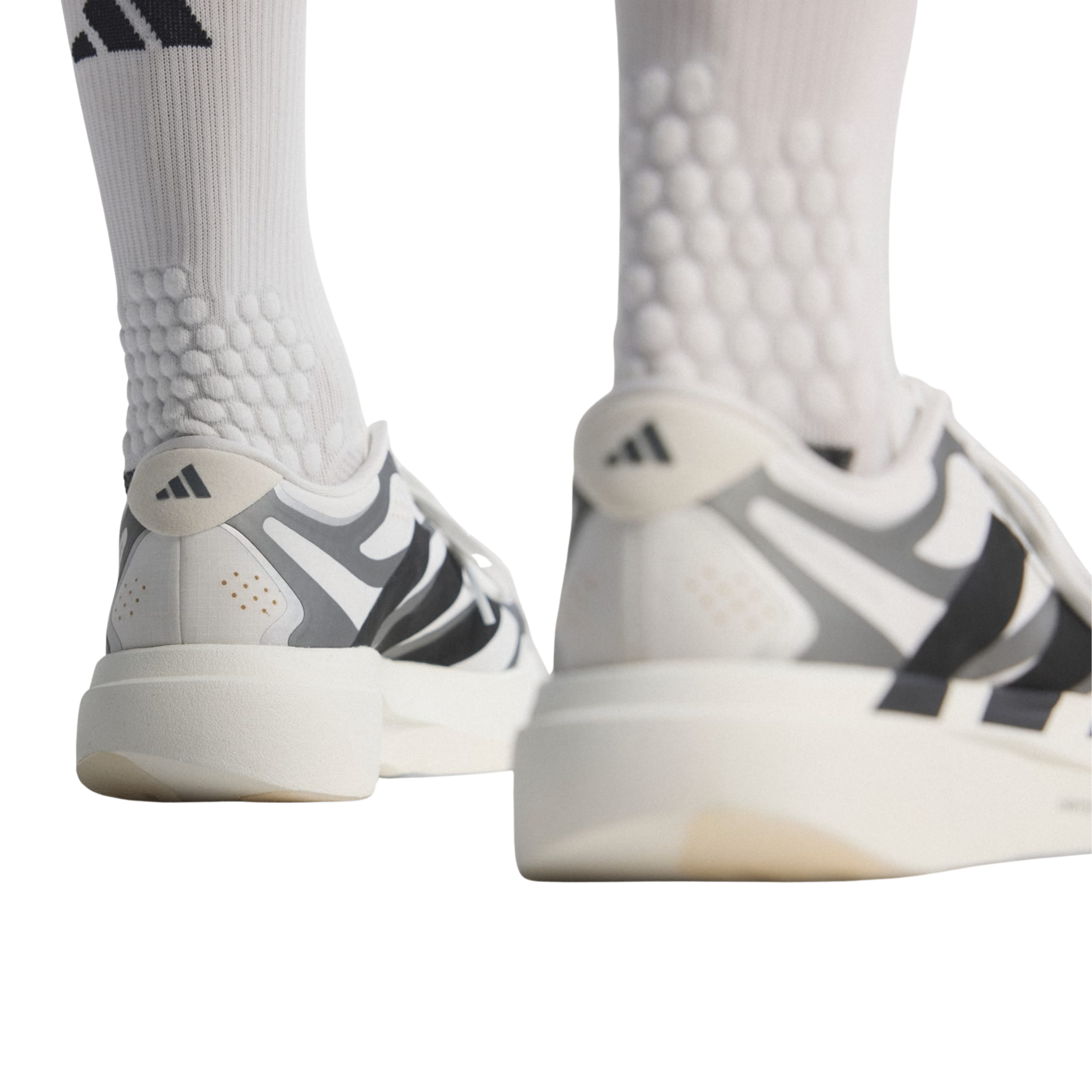 Adidas Men Adizero Evo SL Exo - Cloud White Core Black Iron Metallic