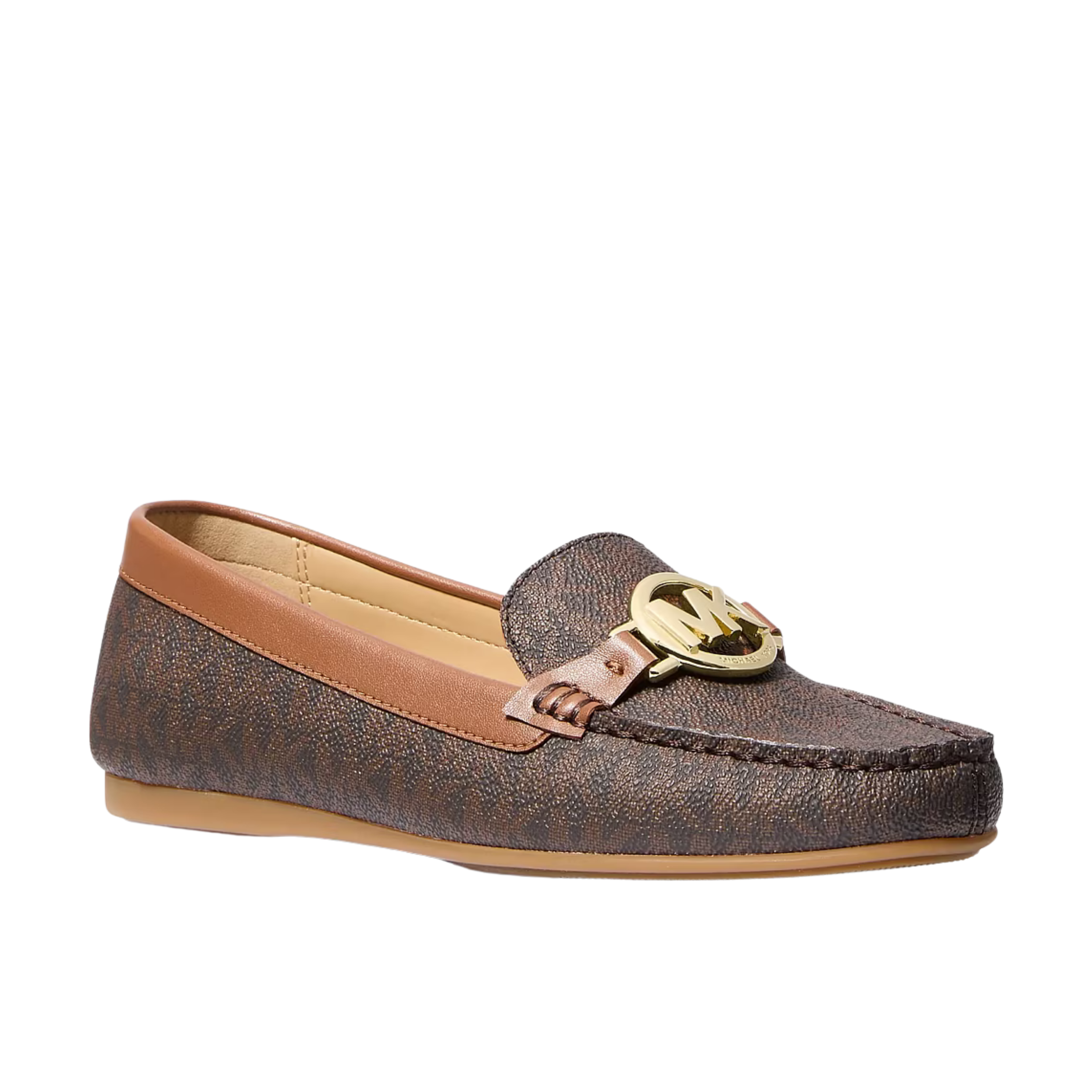 Michael Kors Women Fulton Signature Logo Moccasin - Brown