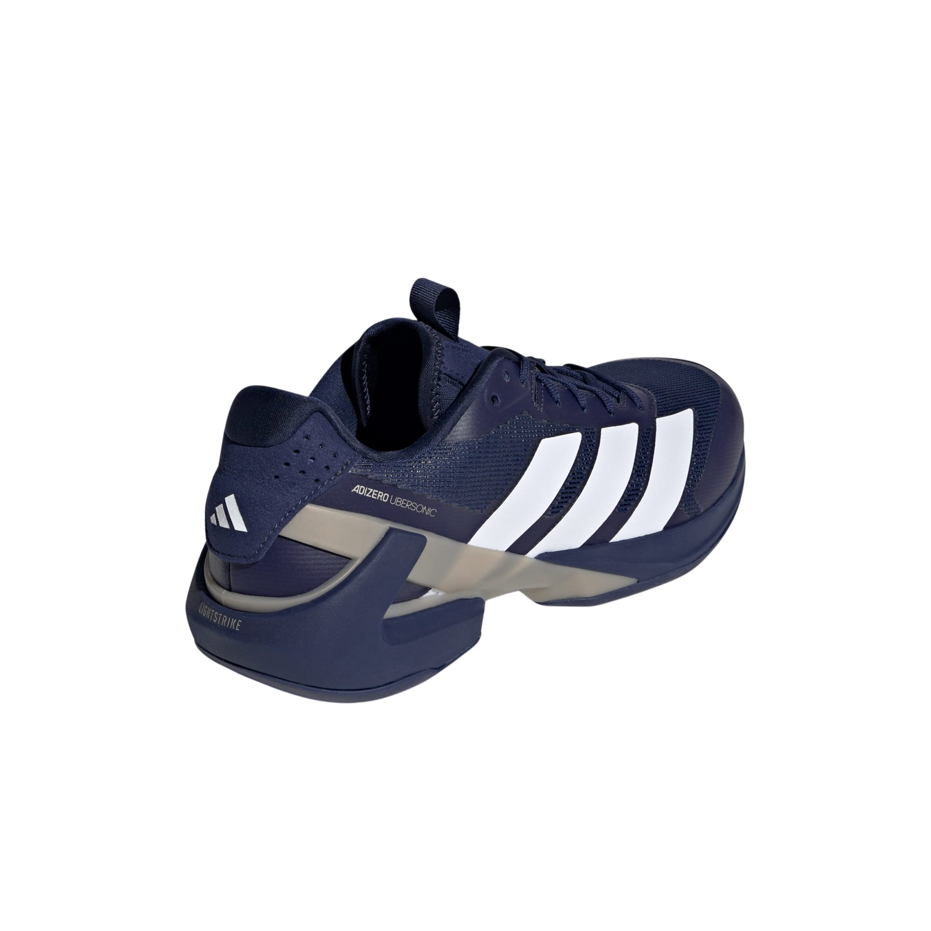 Adidas Men Adizero Ubersonic 5 Tennis - Dark Blue Cloud White Cyber Metallic