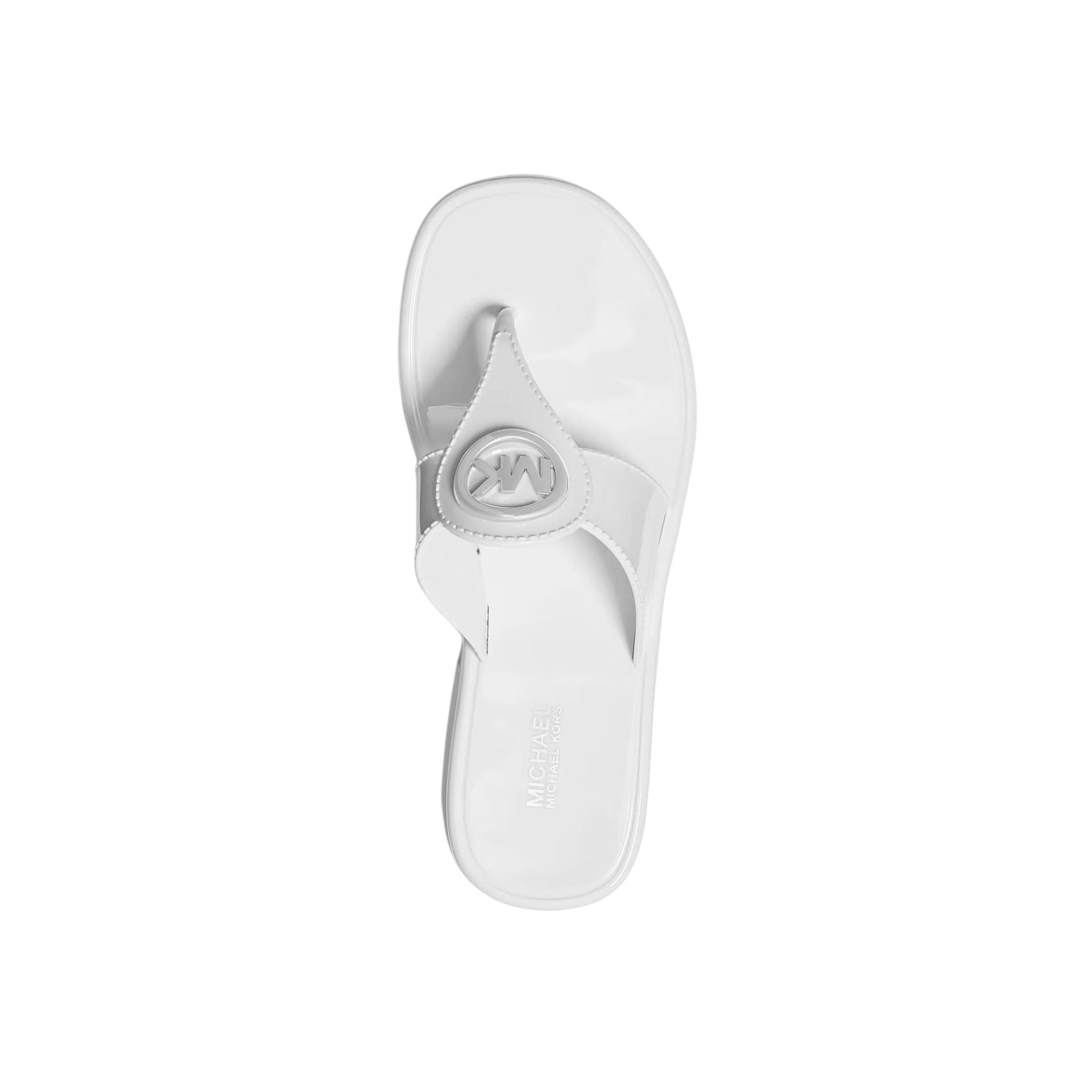 Michael Kors Women Hannah Jelly T Strap Sandal - Optic White