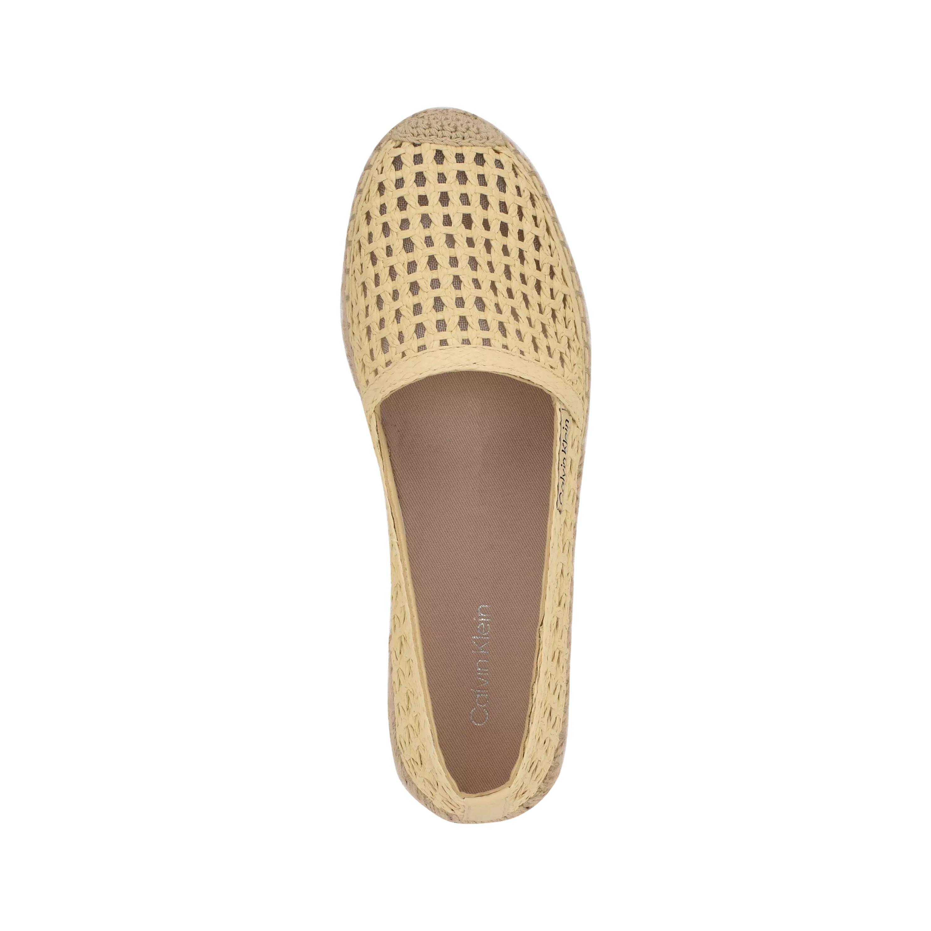 Calvin Klein Women Presley Espadrille Flats- Light Stone