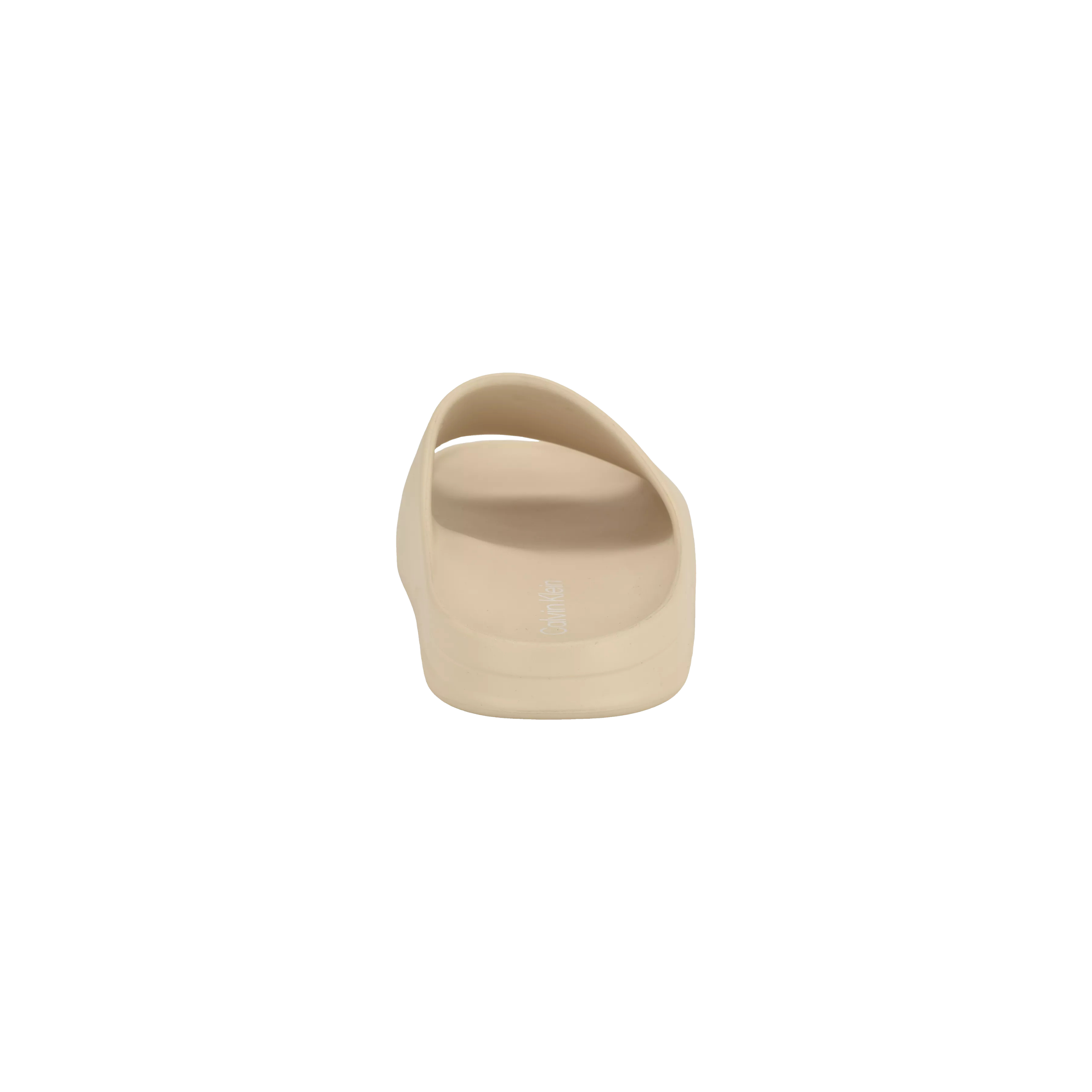 Calvin Klein Men Monogram Logo Pool Slide Sandal - Ivory