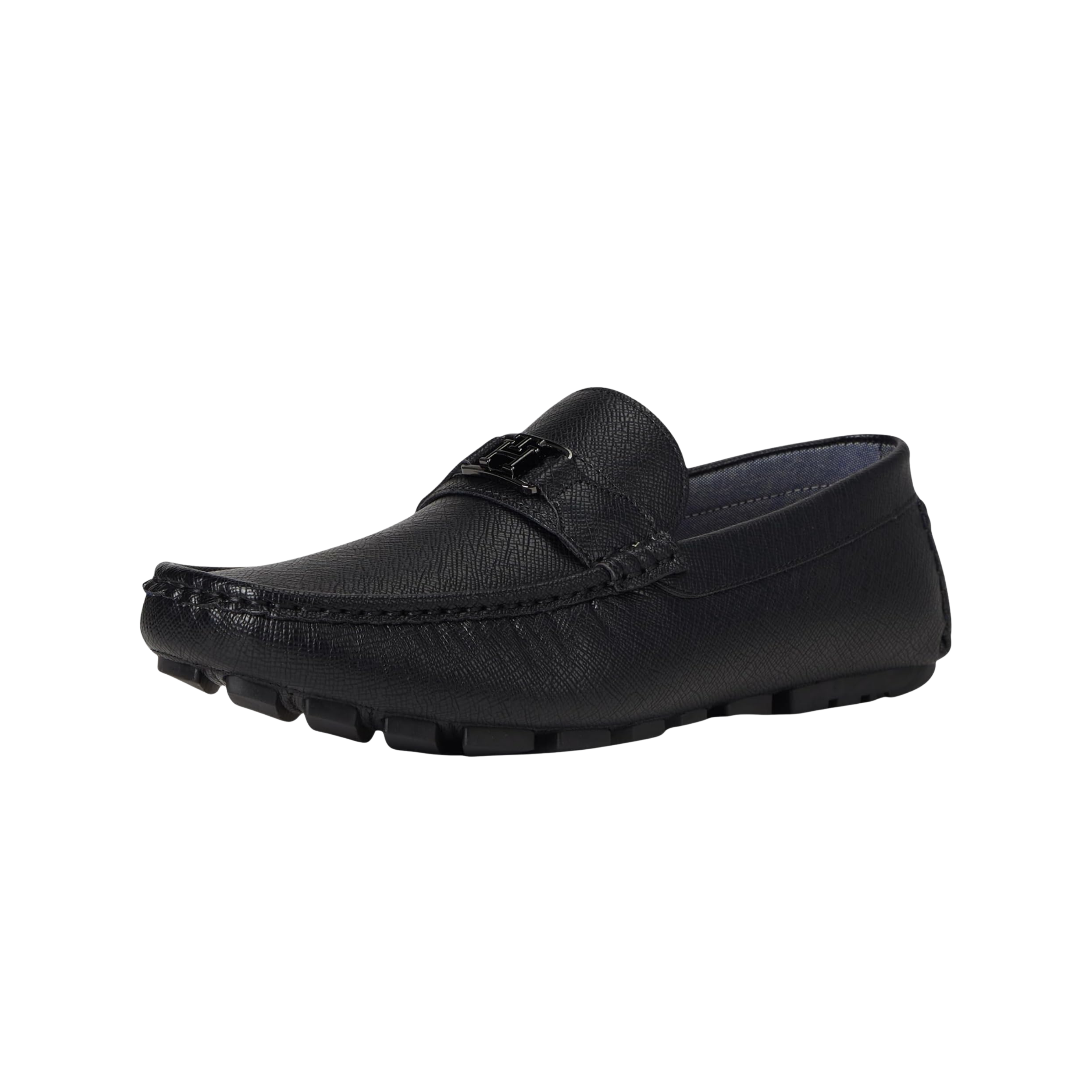 Tommy Hilfiger Men Attle - Black Saffiano Texture