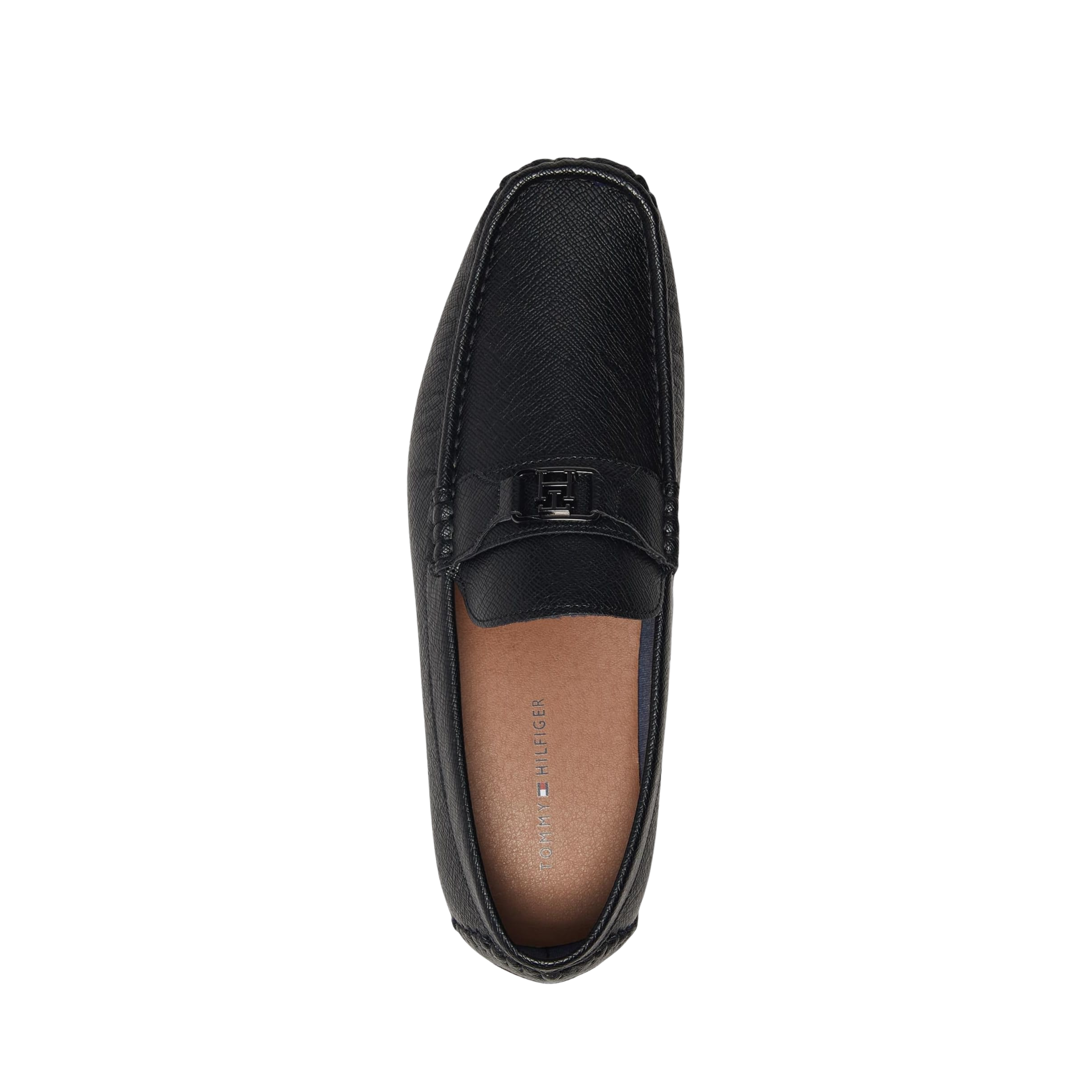 Tommy Hilfiger Men Attle - Black Saffiano Texture
